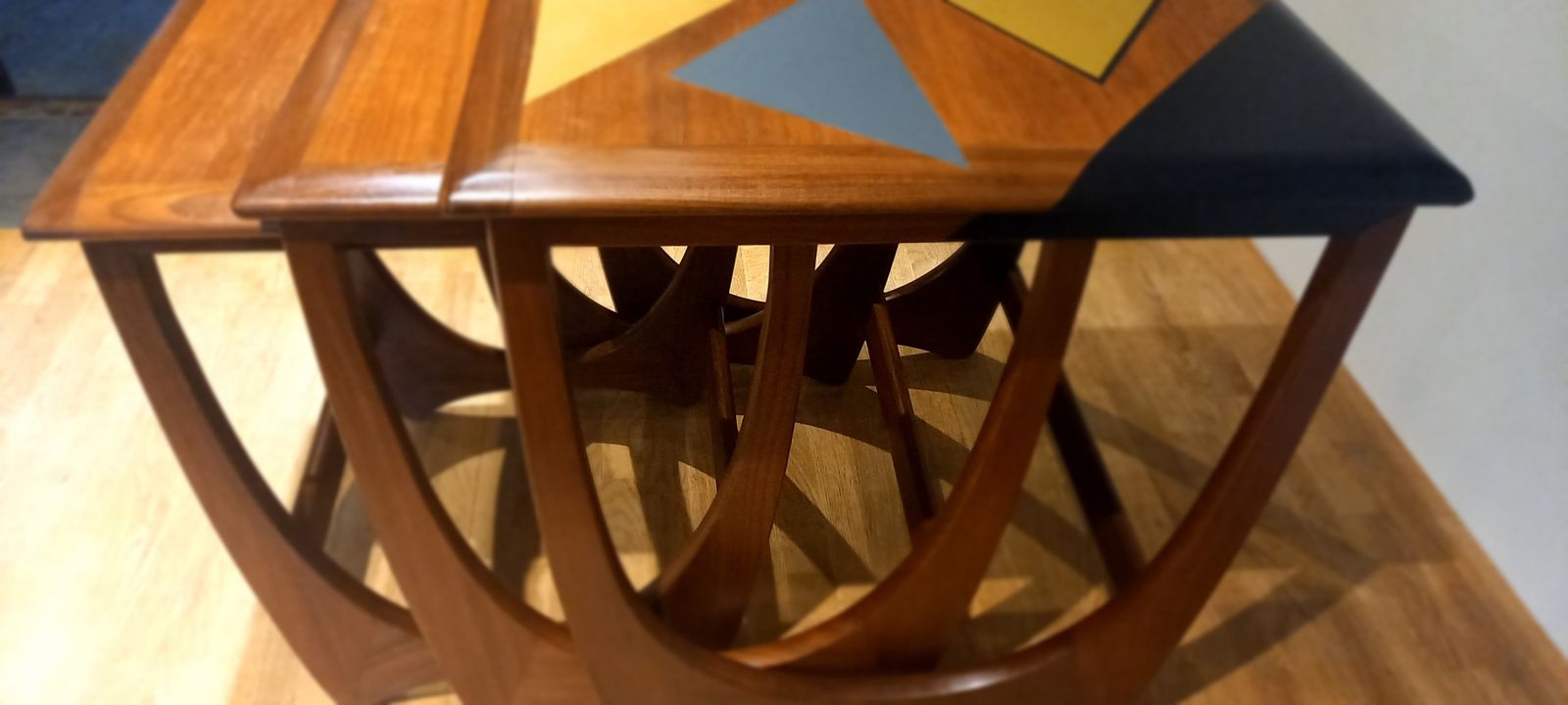 Now Sold** Vintage Mid Century G Plan Nest Of Tables   Coffee Tables   Teak   Bespoke photo Furniture