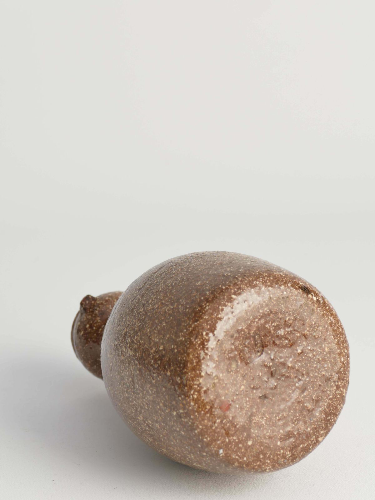 photo furniture Japanese Shigaraki Inspired Handmade Stoneware Vase With Barnacle Like Texture