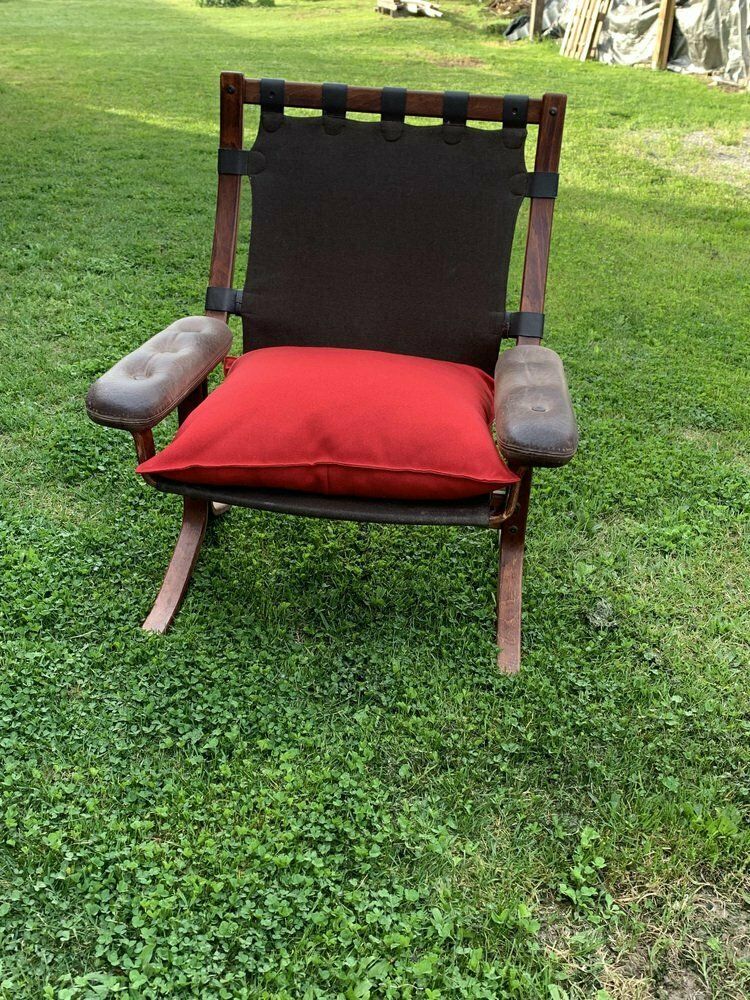 Cantilever Easy Chair Jon Hjortdal, Velledalen, 1970s photo vintage