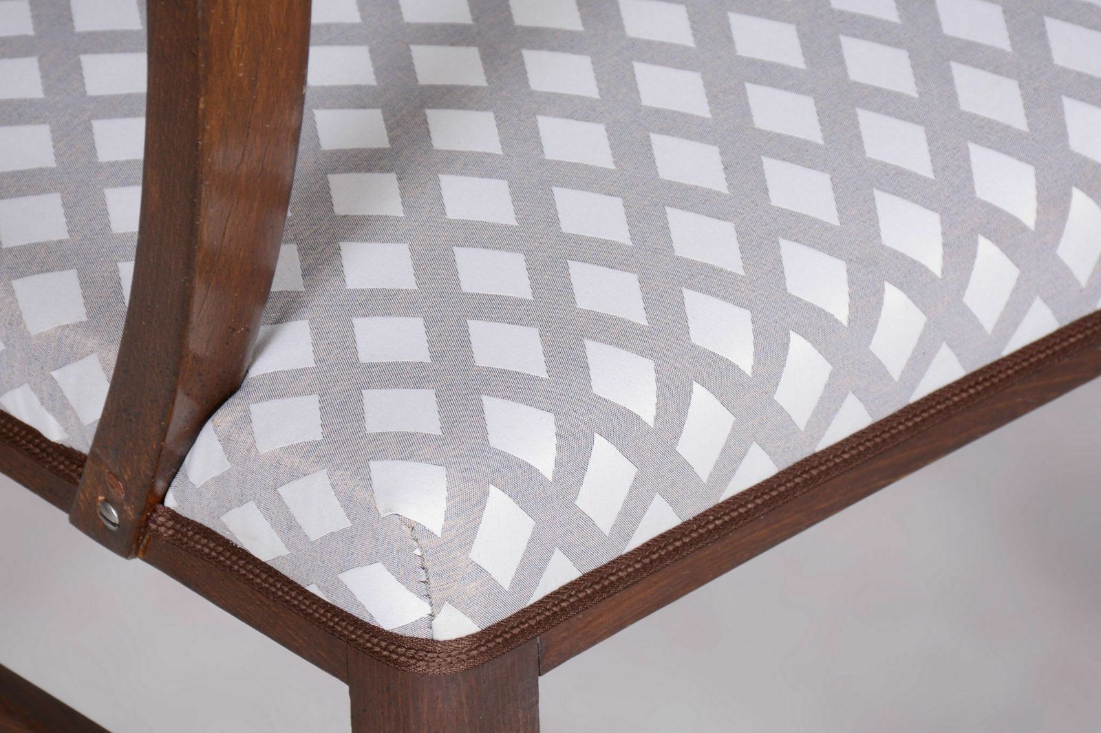 Restored Art Deco Armchair, Beech, New Upholstery, Czech, 1920s photo for sale