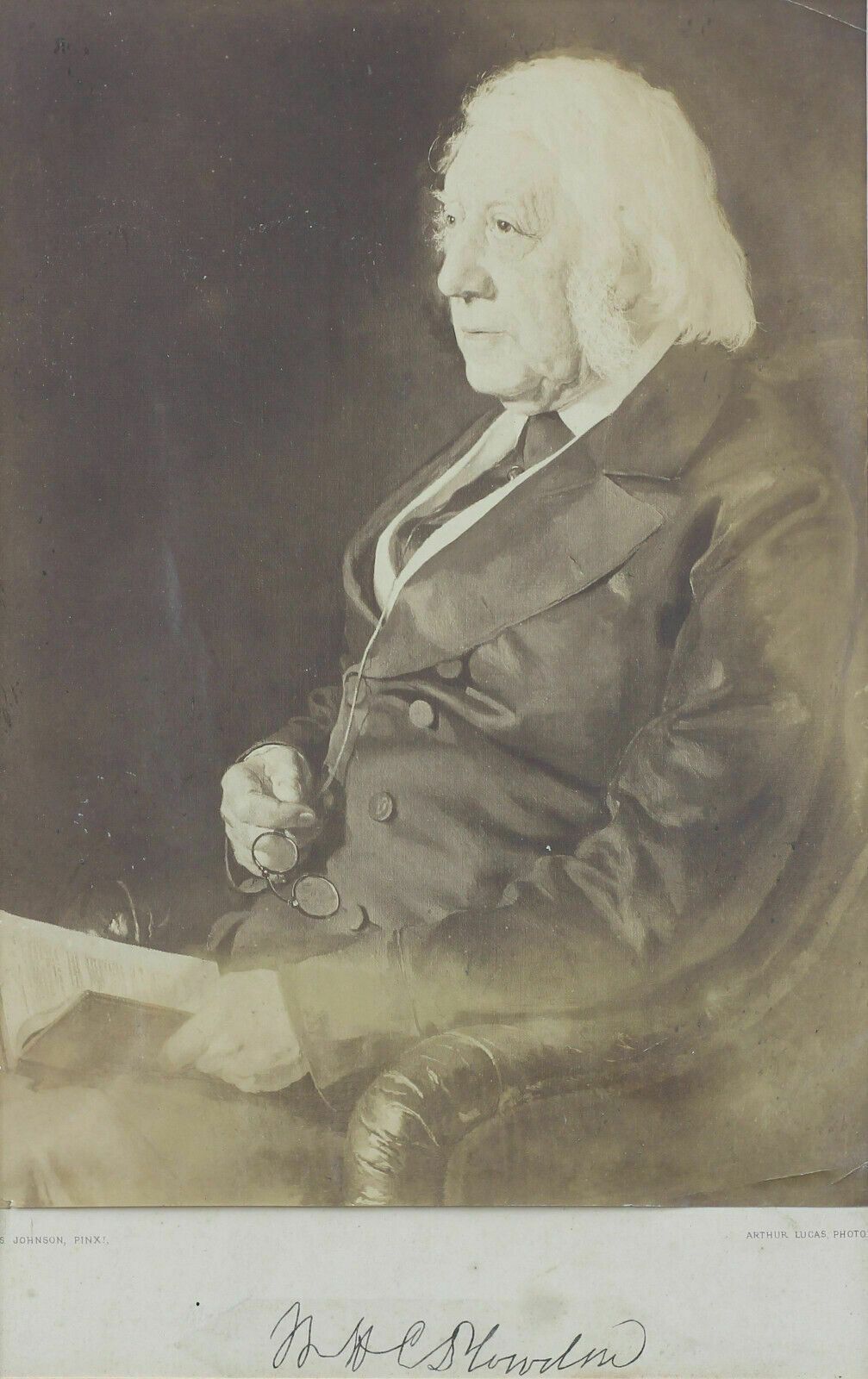 Photographic Print By Cyrus Johnson. Portrait Of Mr Whc Plowden photo furniture