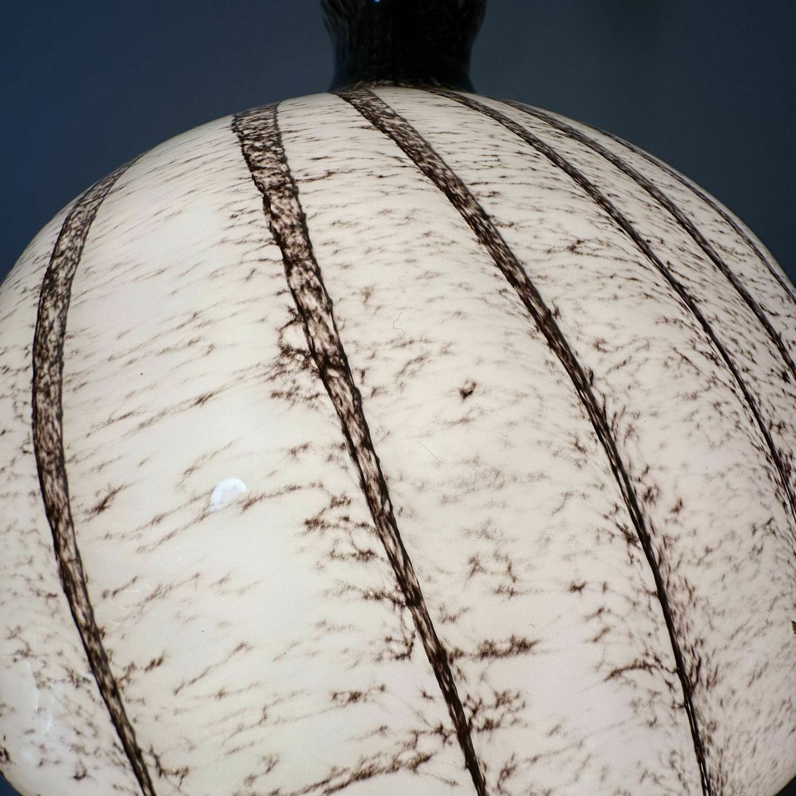 Doria Leuchten Glass Hanging Lamp , 1970s photo for sale