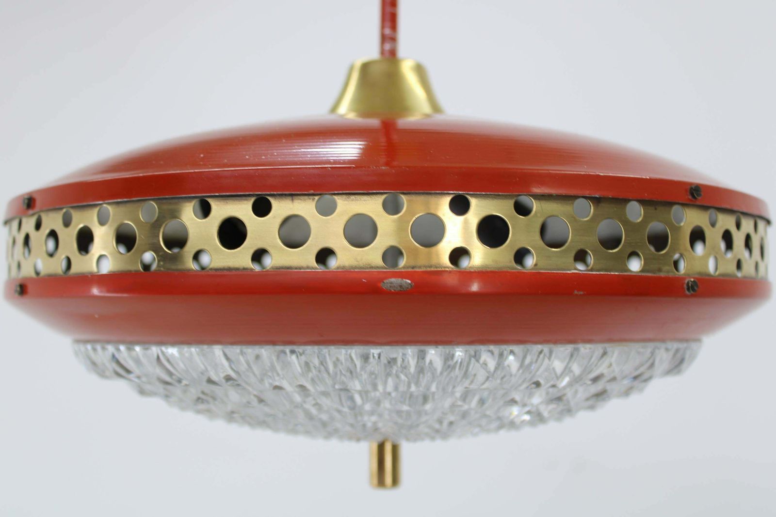1970s Space Age Metal Pendant By Ludib Bratislava, Czechoslovakia photo furniture
