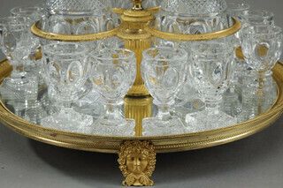 Charles X Period Liquor Service In Gilt Bronze And Cut Crystal photo buy