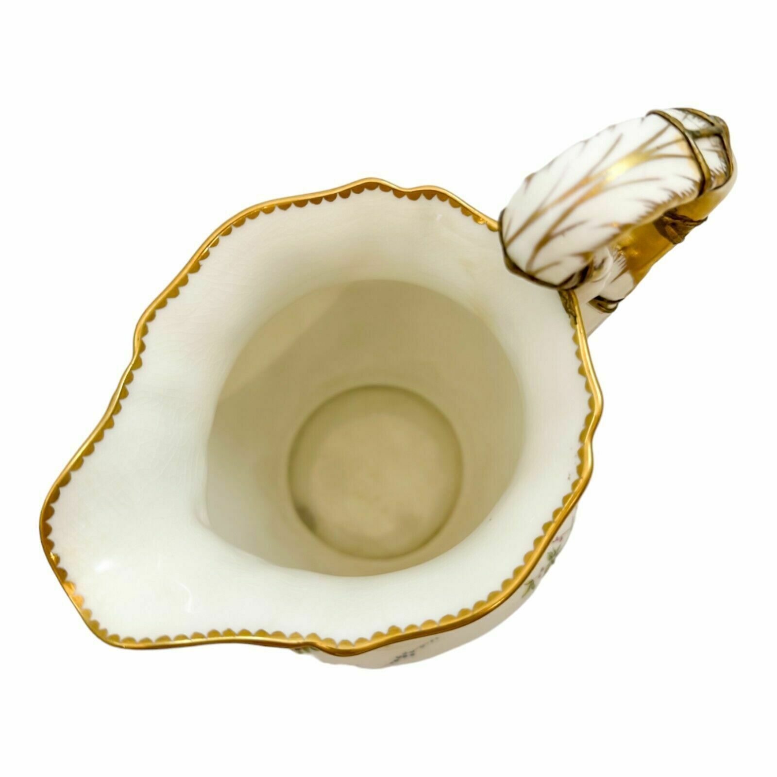 Antique Edwardian Royal Doulton Soft Paste Porcelain Bird Of Paradise Jug / Ewer photo vinterior