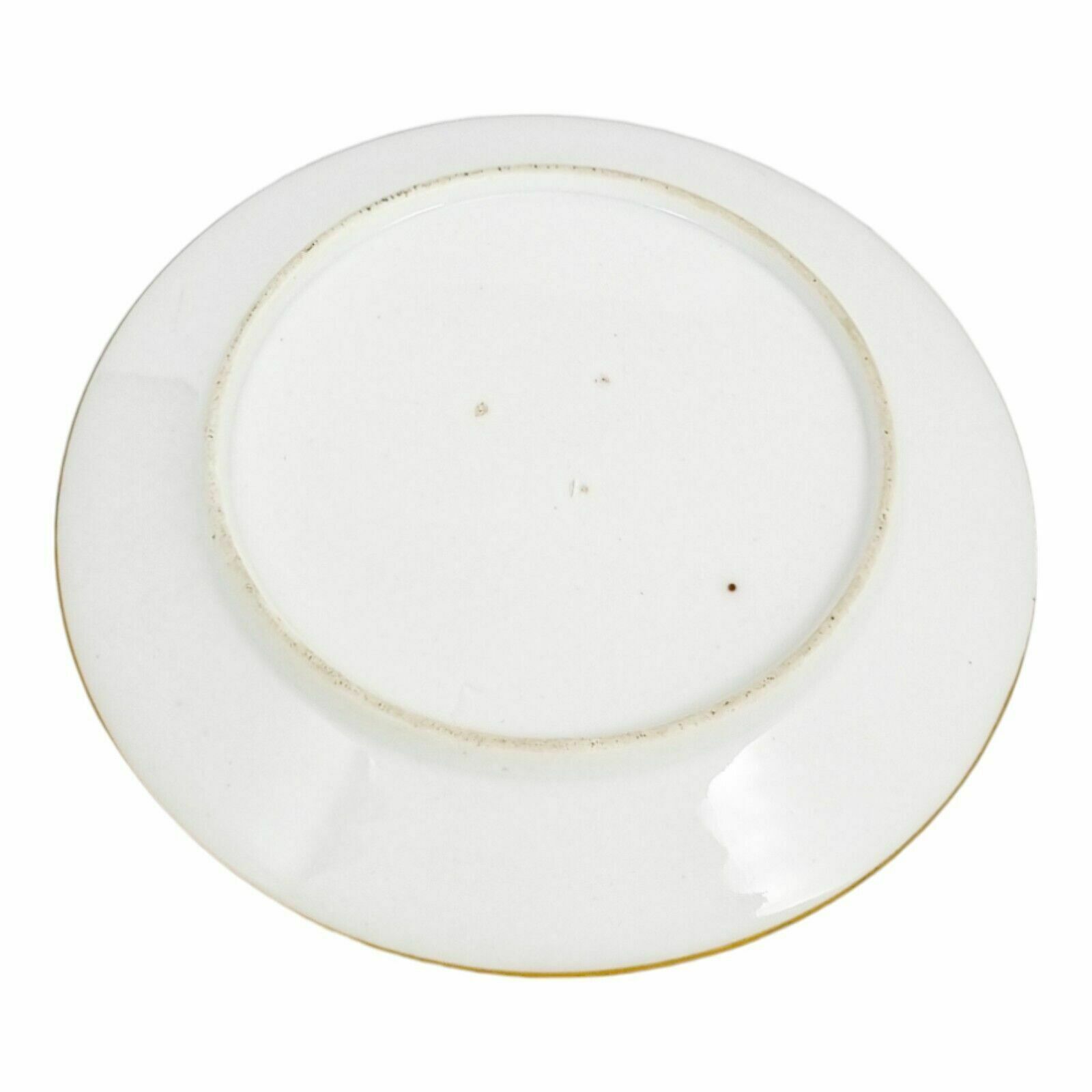 Home Decor 1830’s Empire Old Paris Porcelain Set Of 3 Gilded Side / Dessert Plates Feuillet photo