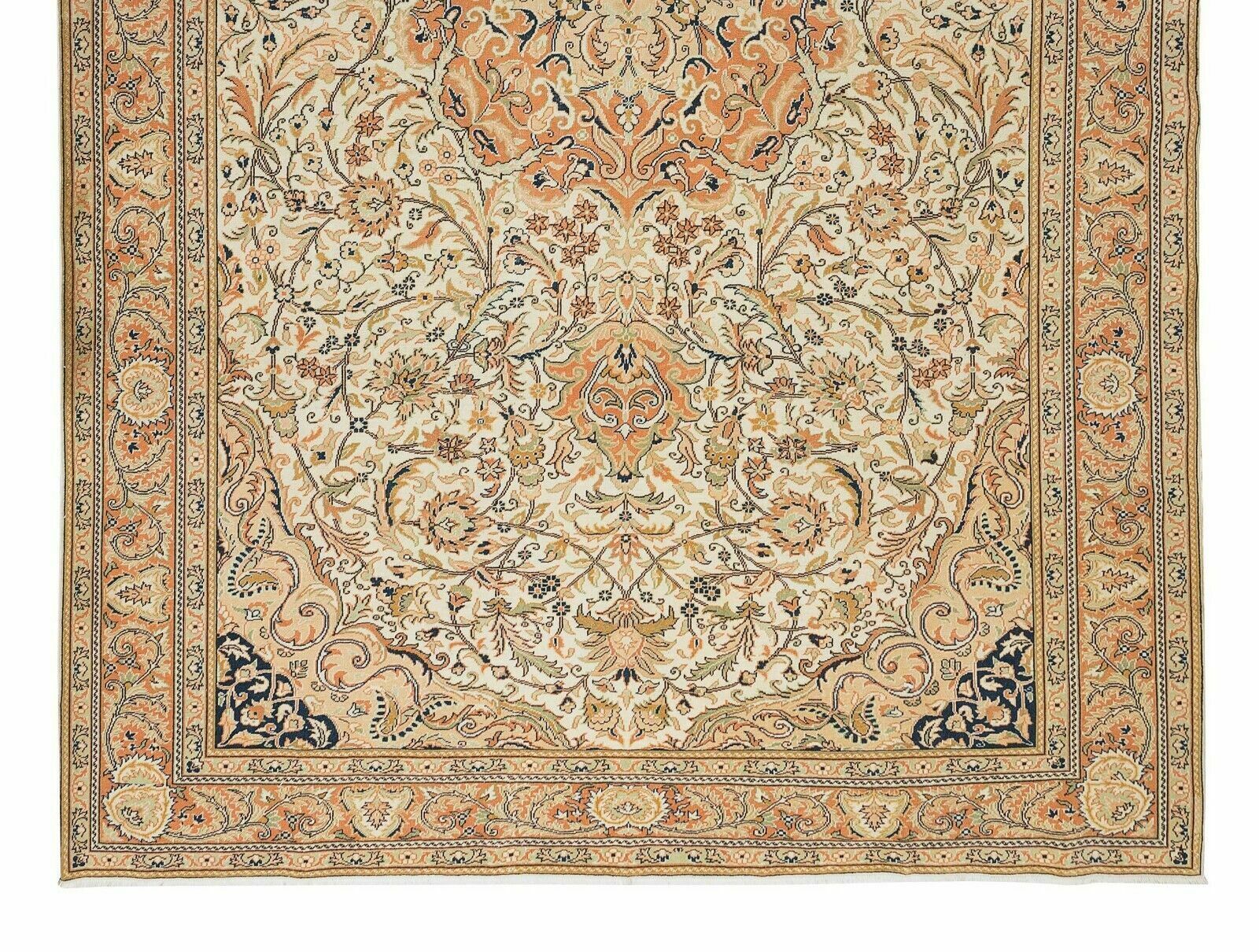 8.3x12 Ft Unique Vintage Handmade Turkish Rug With Medallion Design photo 2738.0
