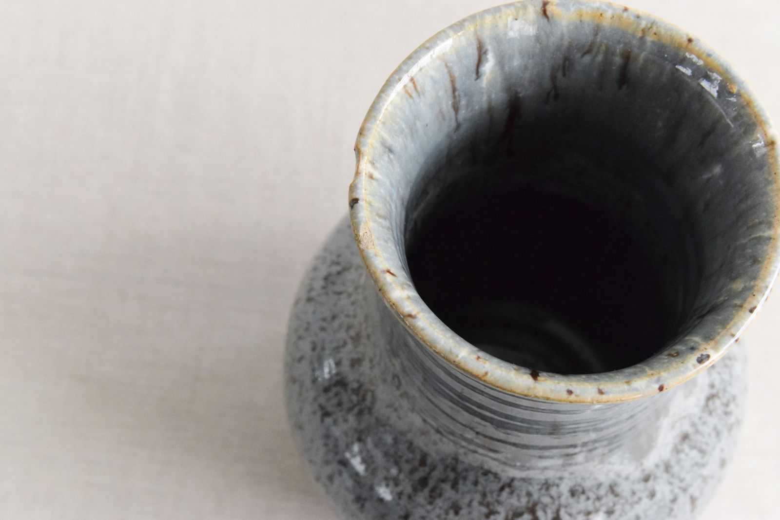 Vintage Studio Pottery Grey Glazed Vase By Youghal Pottery Of Ireland photo buy