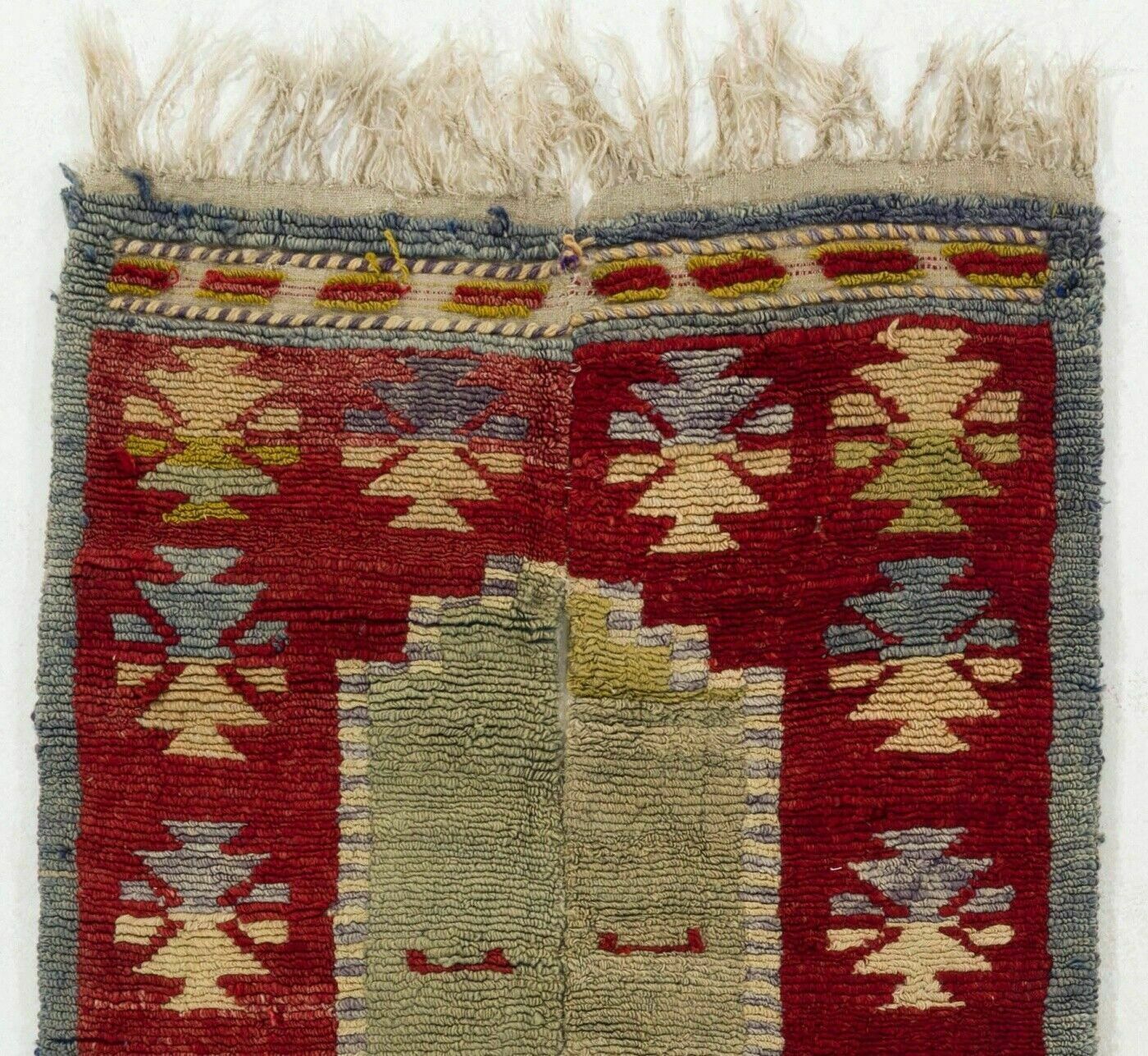 3.3x5.4 Ft One Of A Kind Hand Knotted Vintage Tulu Rug From Central Turkey photo furniture