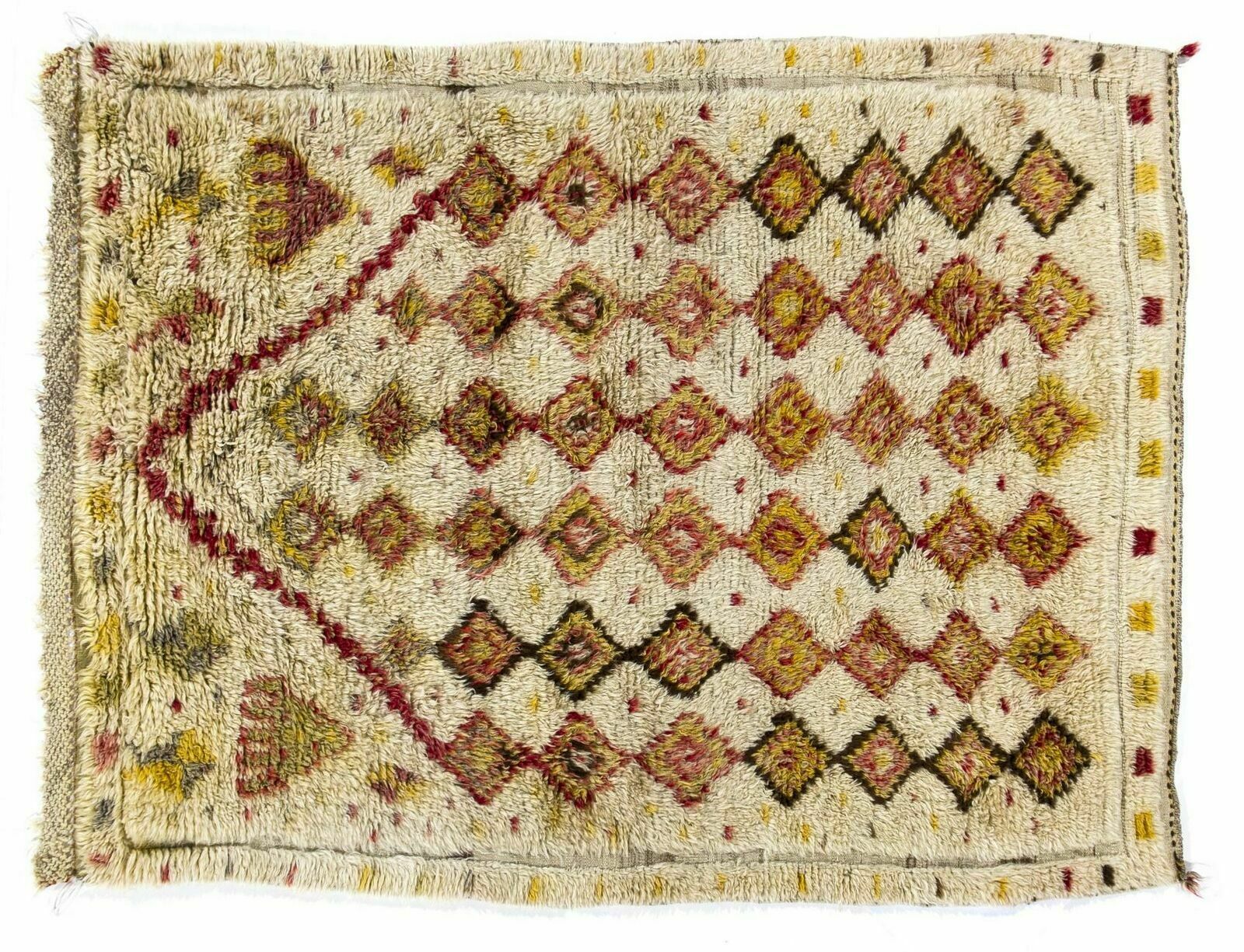 4.8x6.3 Ft Antique Anatolian Tulu Rug photo 546.0