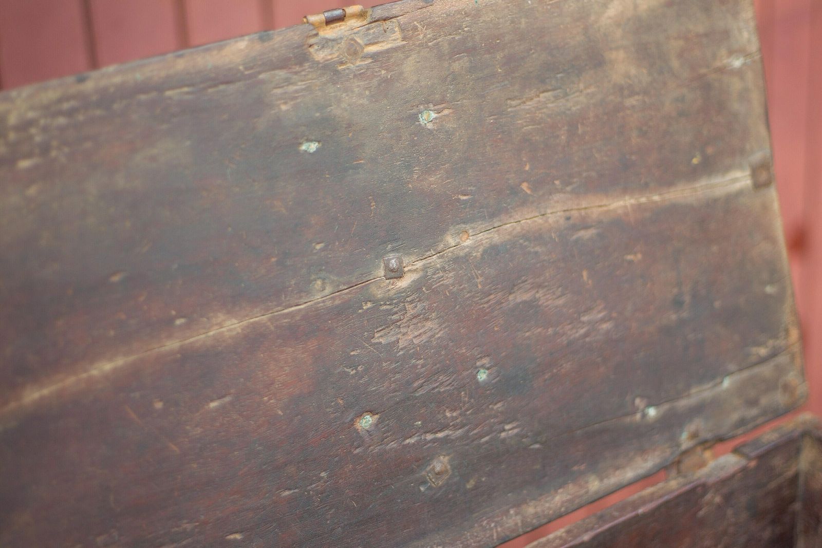 Large Old Mauritanian Box, Mauritania Tuareg Wooden Chest With Worked Metal And Copper Frame, Collection, Rare photo buy