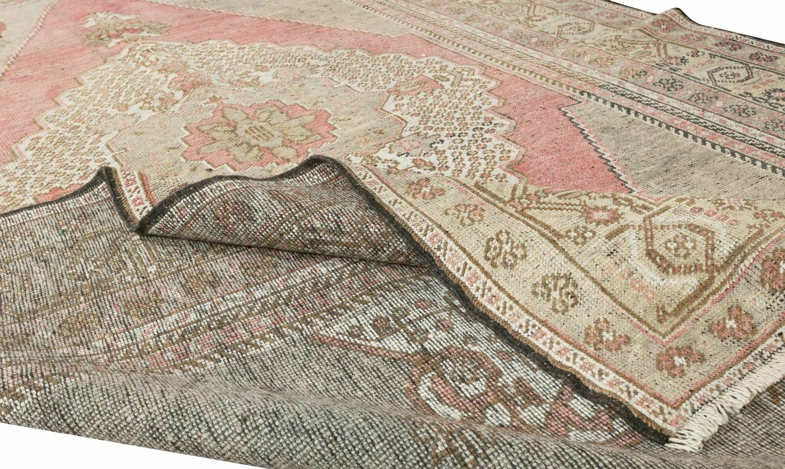Handmade Tribal Rug, Room Size Vintage Anatolian Village Carpet photo for sale