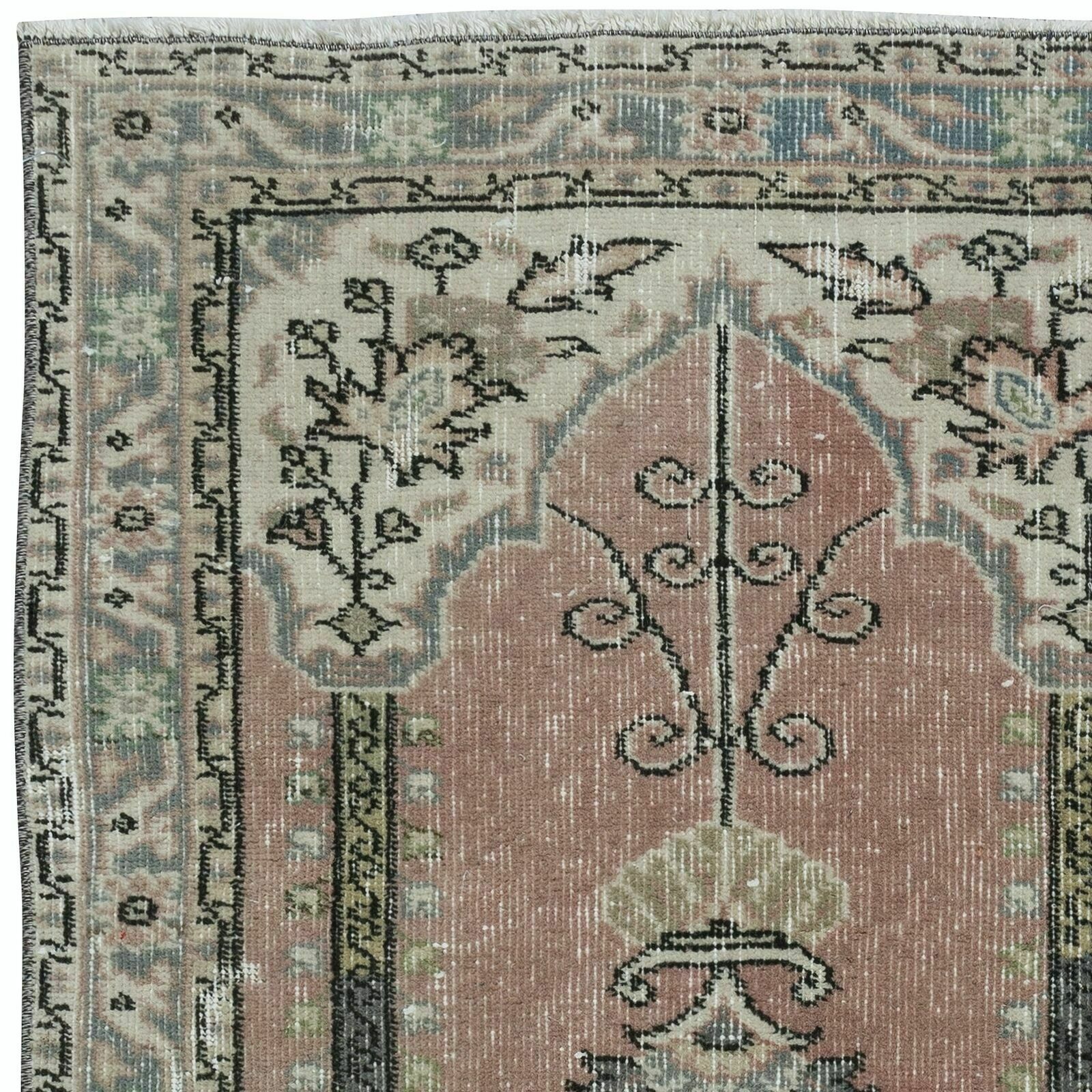 2.5x4 Ft Handmade Turkish Prayer Rug, Ramadan Gift, Vintage Soft Red Prayer Mat photo Textiles