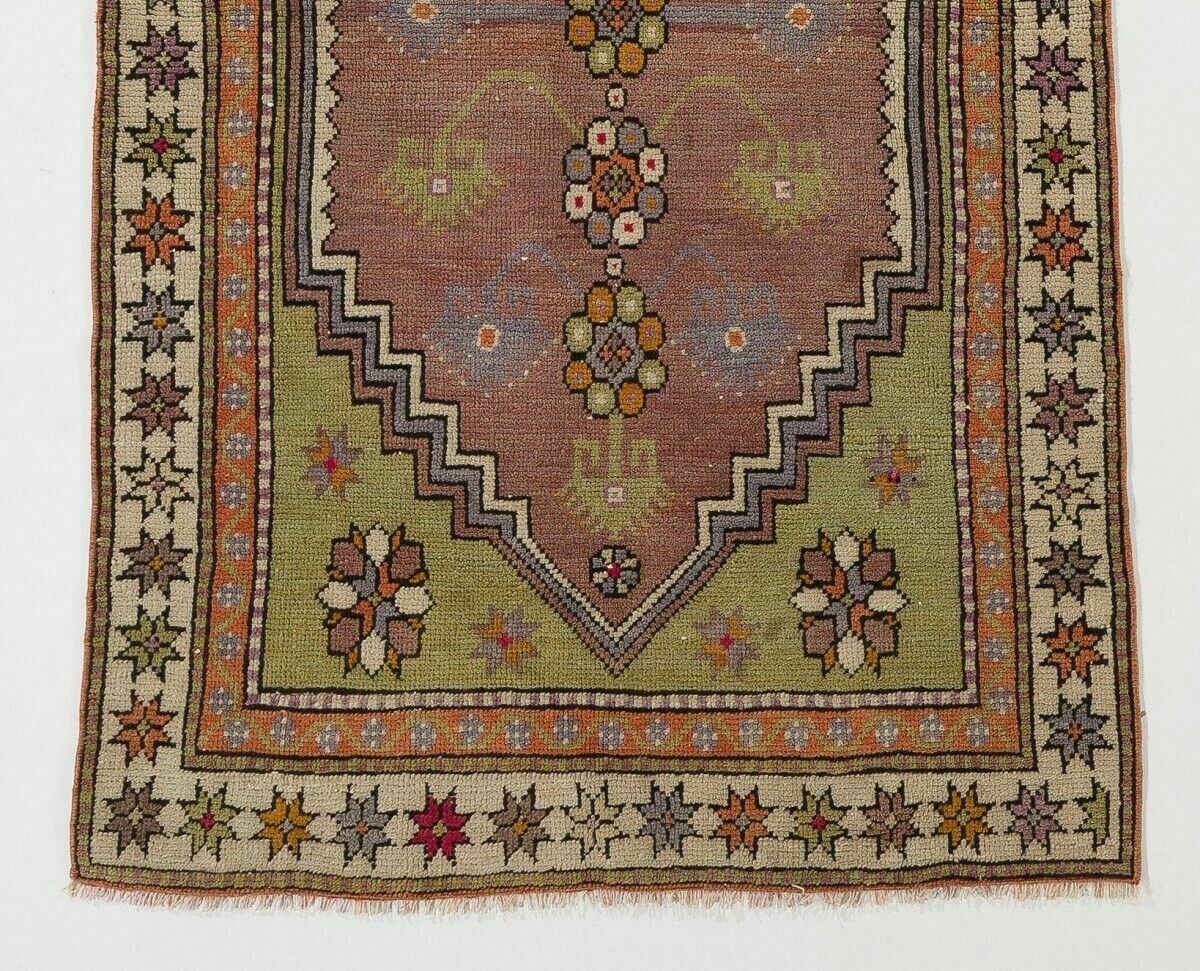 2.7x4.8 Ft Vintage Turkish Dazkiri Village Rug, One Of A Kind Oriental Carpet photo for sale