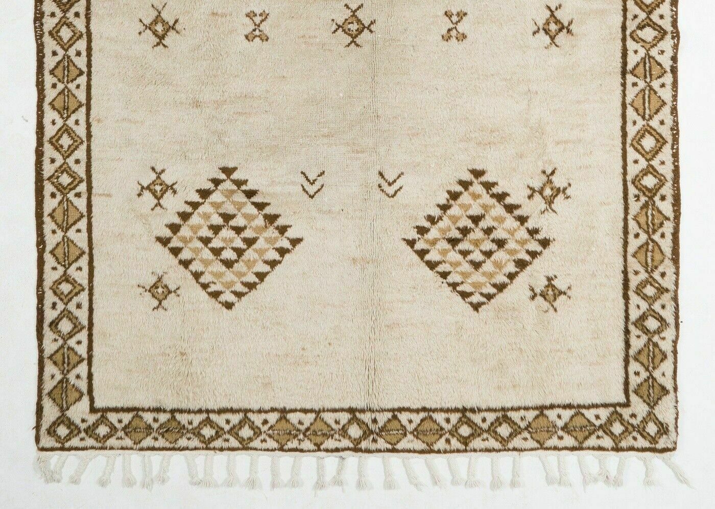 Handmade Vintage Tulu Rug, All Natural Undyed Wool, Custom Options Avl photo for sale
