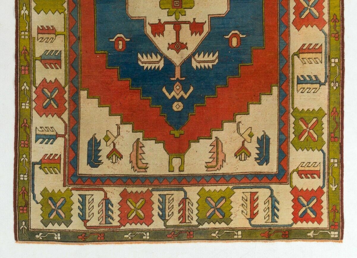 7.6x11 Ft Central Anatolian Konya Rug. Wool Carpet For Home & Office photo for sale