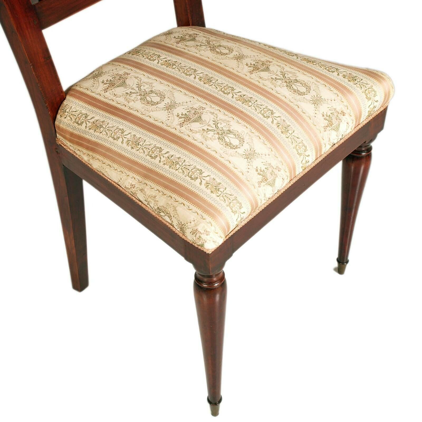 Eight French Gothic Style Chairs , Mahogany 1940s , Charles Dudouyt Attributed photo buy