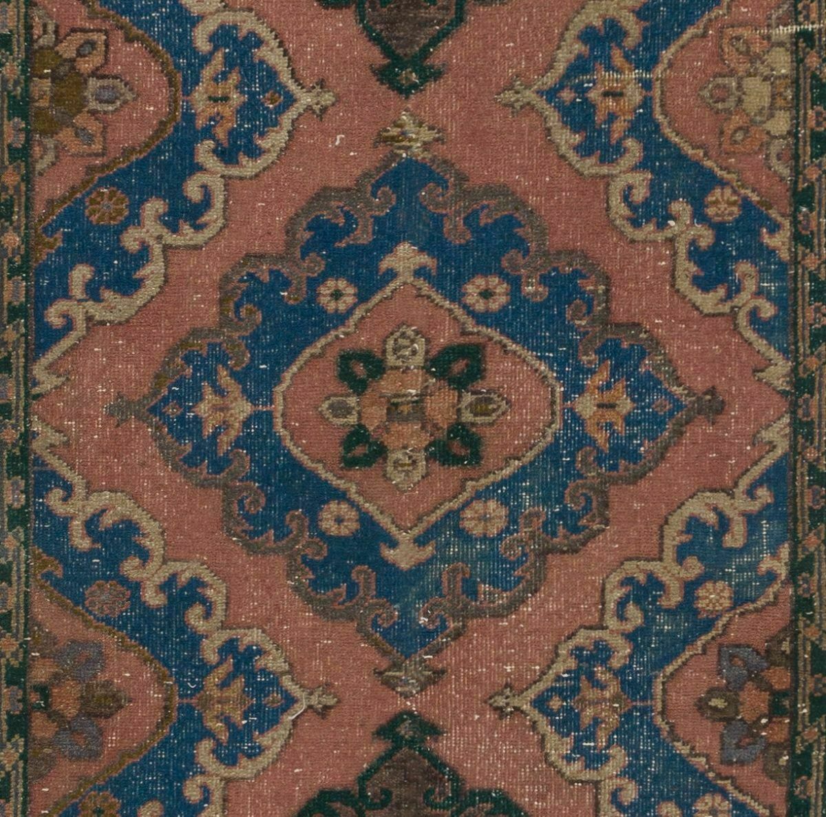 3x12 Ft Hand Knotted Vintage Anatolian Runner Rug For Hallway Decor photo Textiles