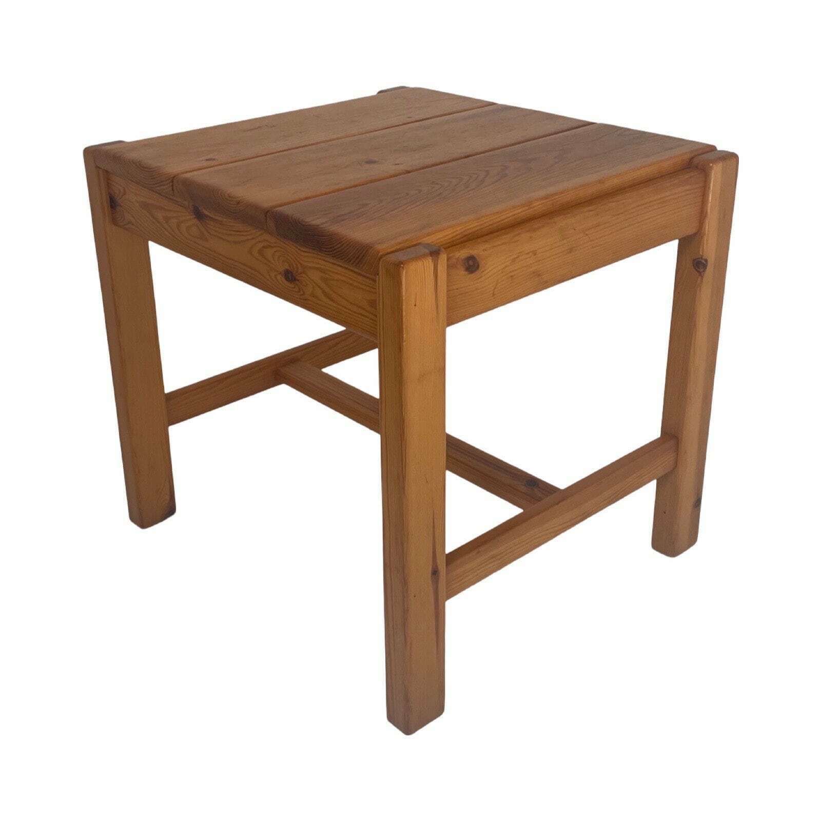 Gilbert Marklund   Furusnickarn   Sweden   Pine Wood   Side Or Coffee Table / Stool
