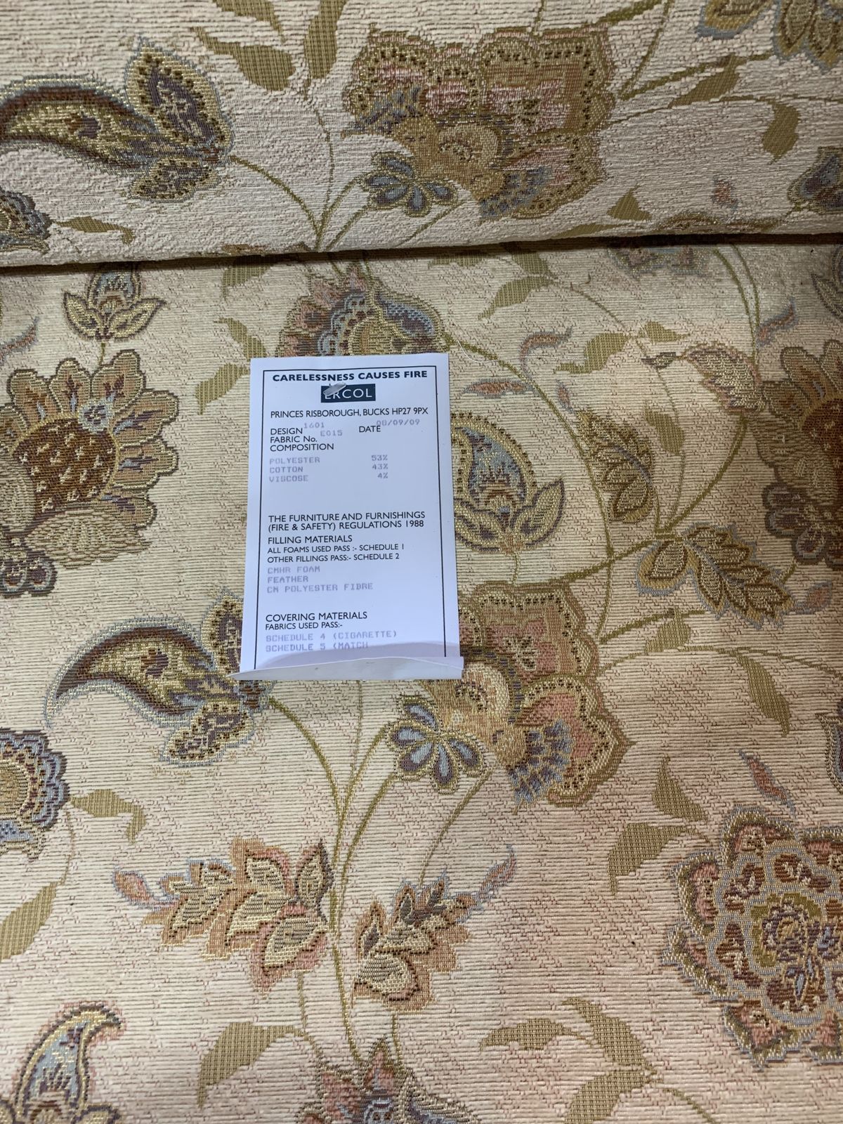 Ercol Three Piece Bergere Suite photo Furniture
