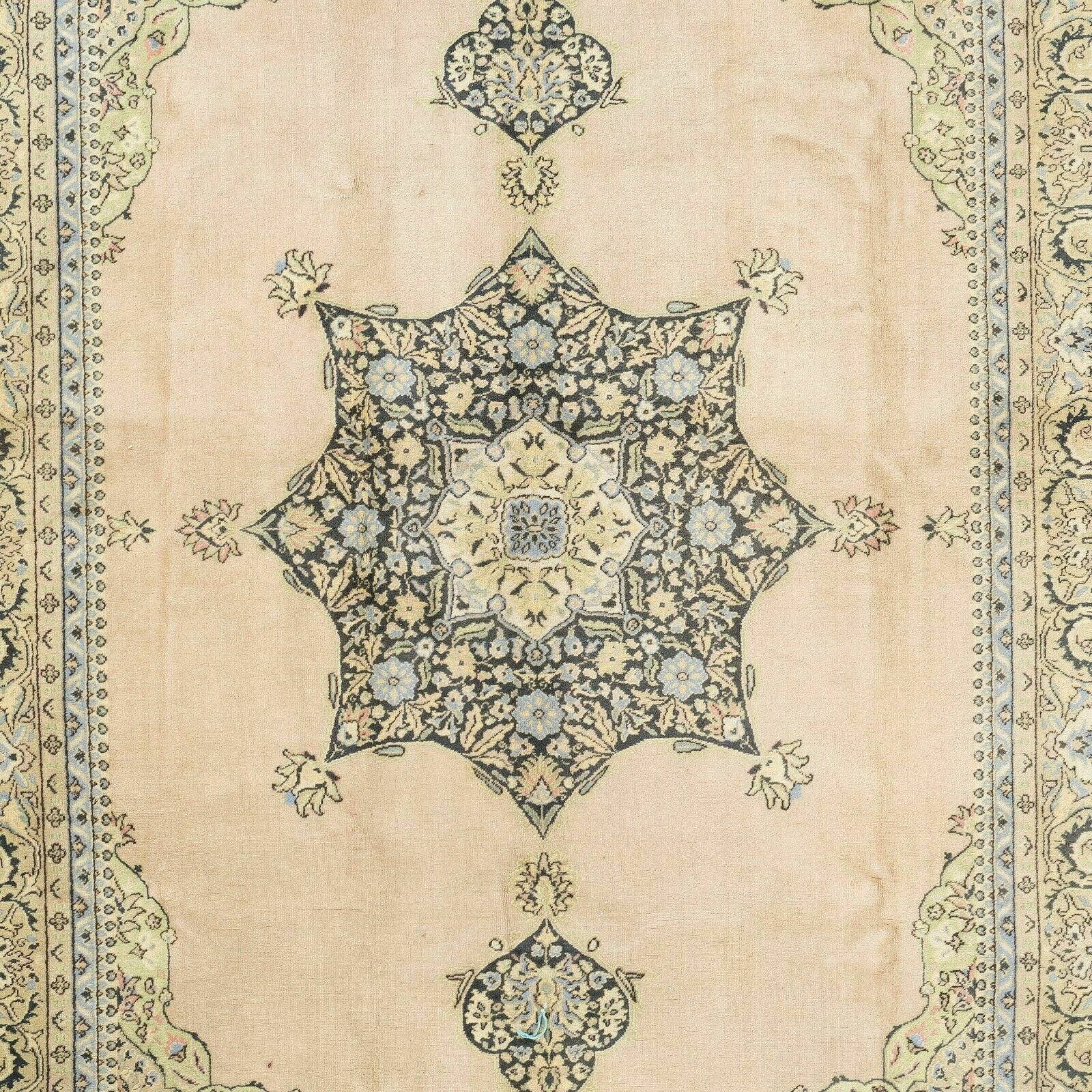 6.8x10.6 Ft Vintage Handmade Turkish Ladik Rug, Soft Wool Pile, Great Condition photo for sale