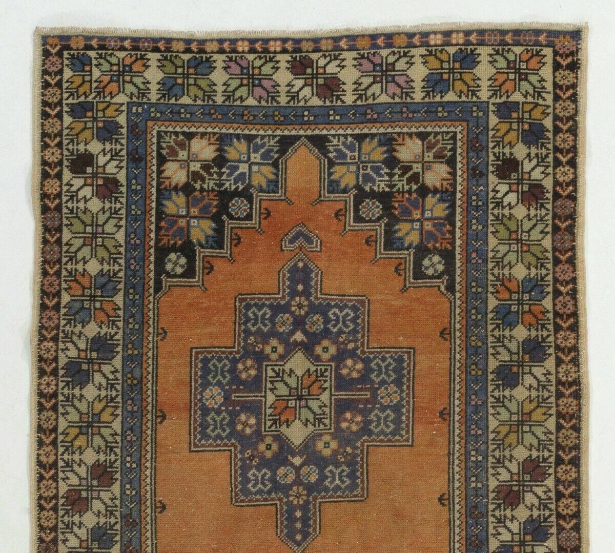 4.6x8.5 Ft Vintage Central Anatolian Village Area Rug With Wool Pile photo furniture