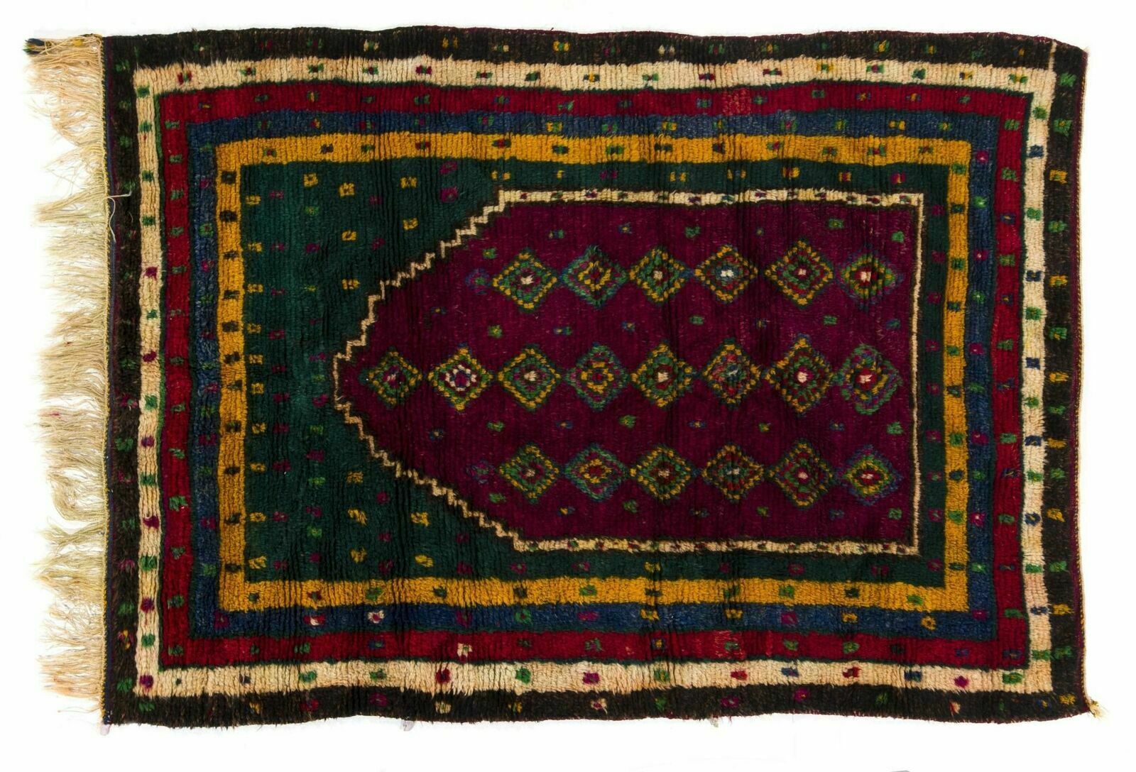 5.1x7.3 Ft Vintage Anatolian "Tulu" Prayer Rug photo 682.0