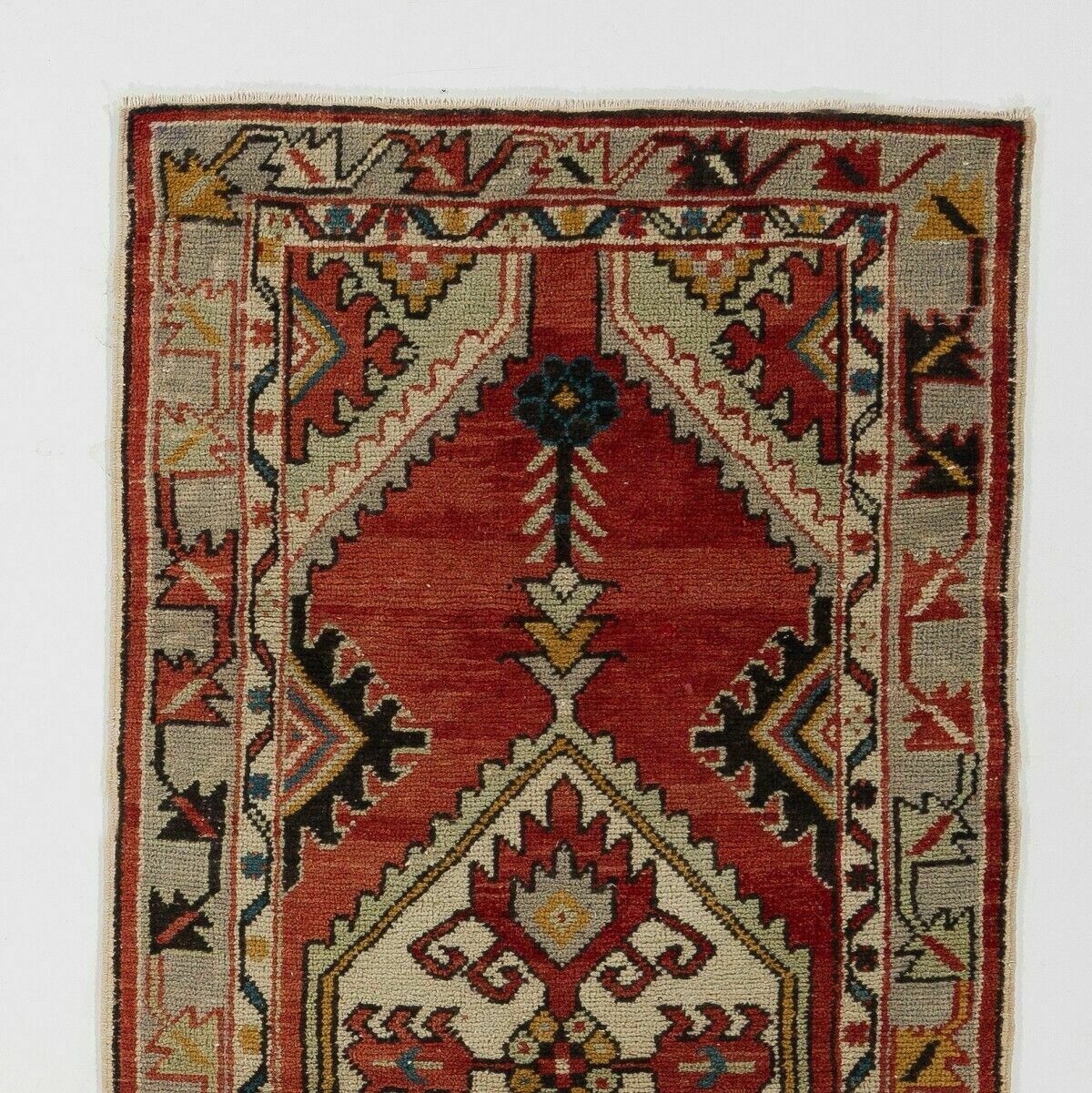 2.7x5.7 Ft 1960's Hand Made Oriental Accent Rug, Vintage All Wool Tribal Carpet photo furniture