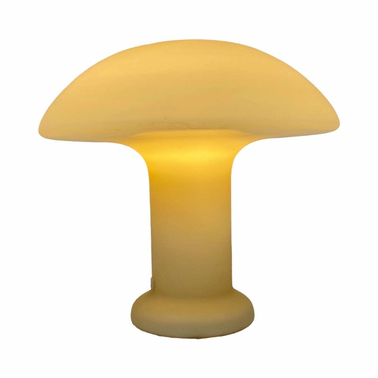 Hustadt Leuchten   Pop Art / Space Age Design   Mushroom Lamp   Glass   Model 496 photo for sale