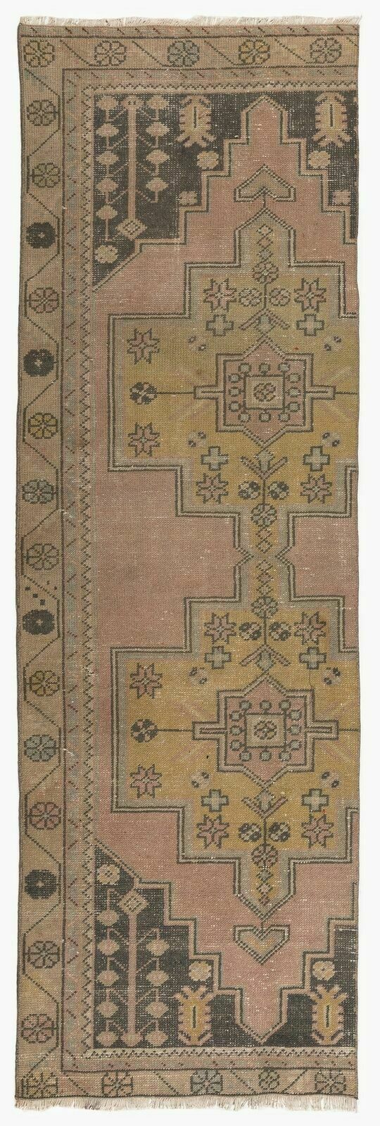 Fantastic One Of A Kind Vintage Handmade Turkish Runner Rug