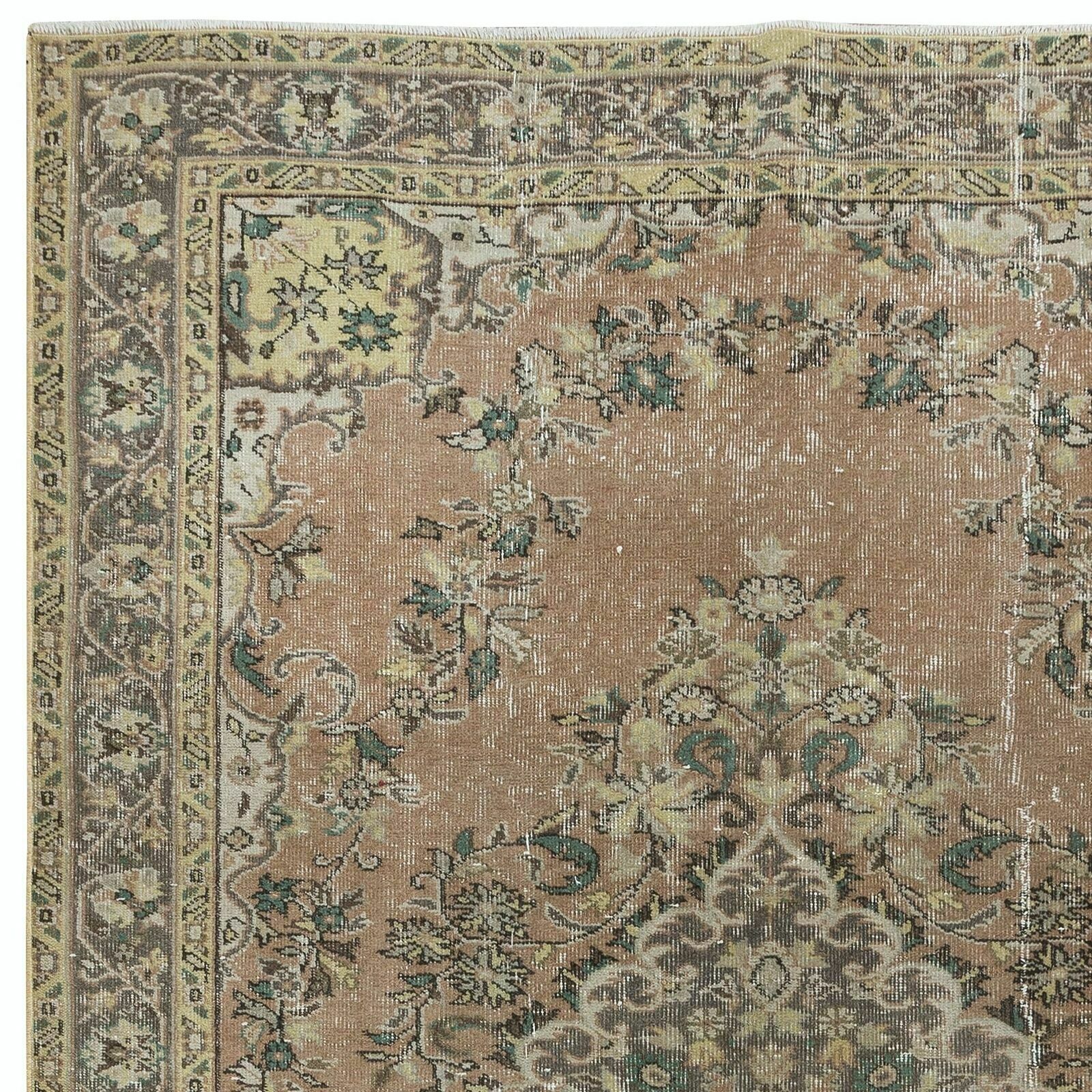 Handmade Village Rug, Ca 1960, Vintage Turkish Wool Carpet photo Textiles