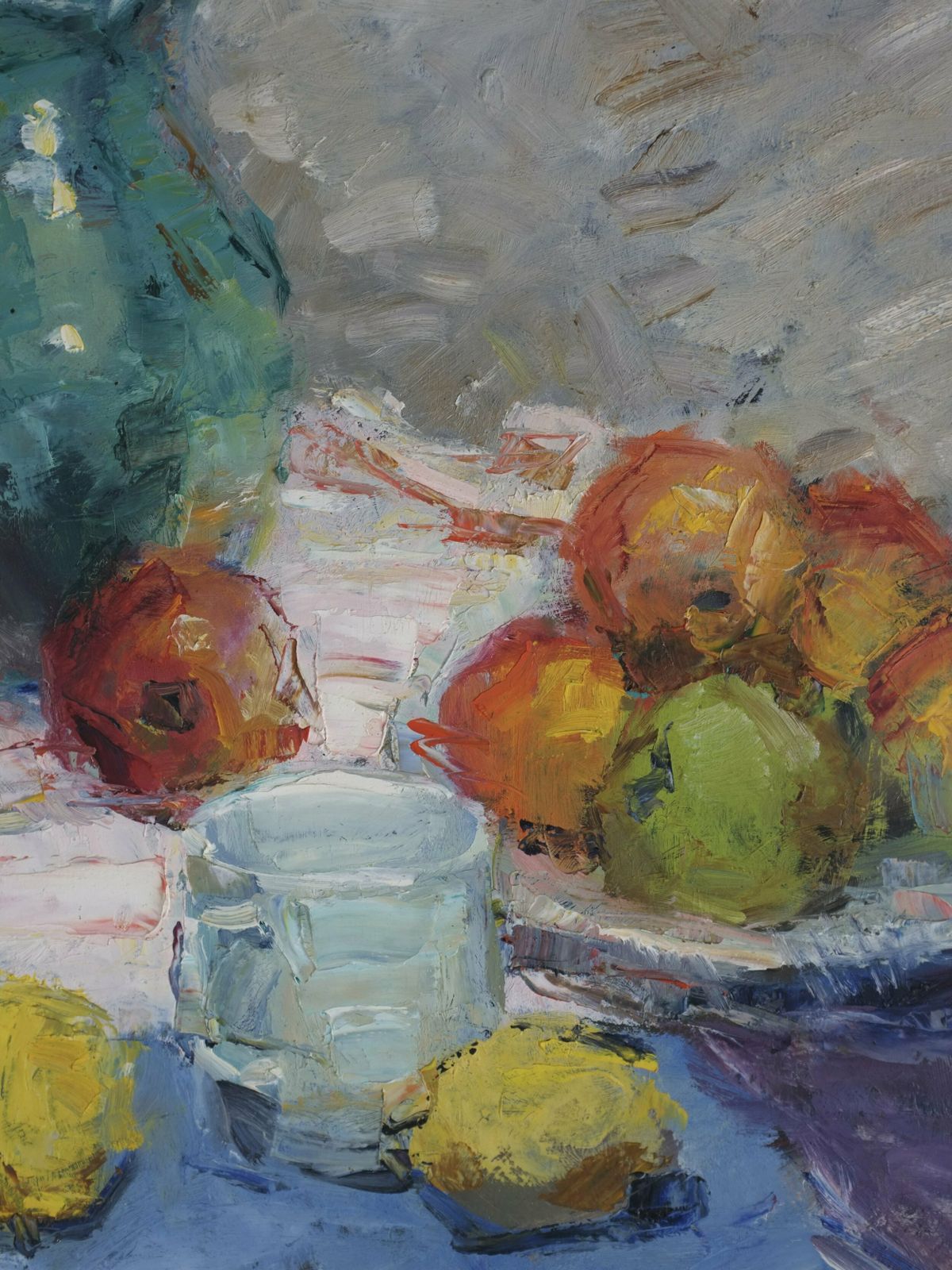 Vintage Still Life Oil Painting | Leonid Moshenkov | 1980s photo buy