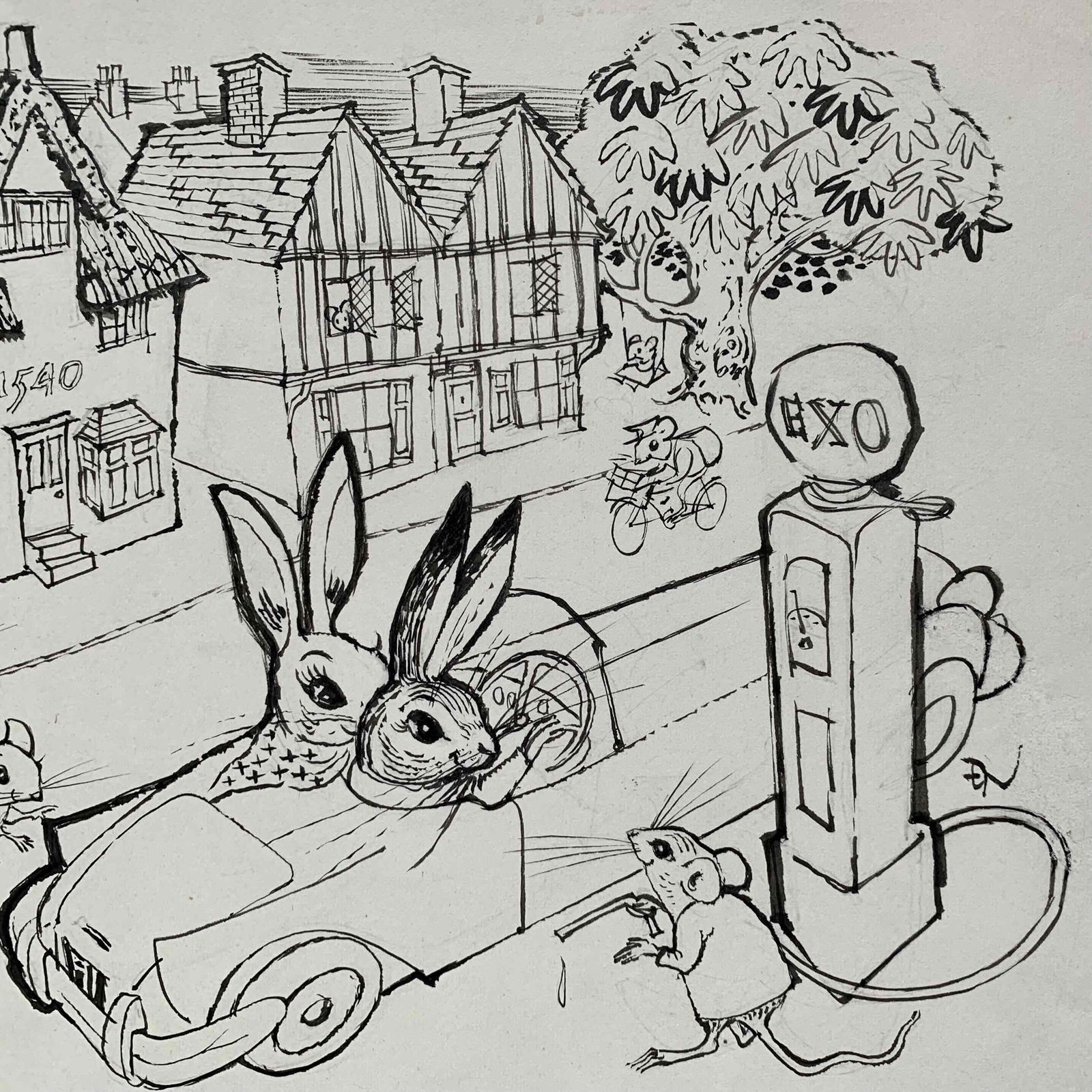 Edgar Norfield (1895 – 1977): An Original Illustration Probably For A Children’s Book, Circa 1950s photo Art