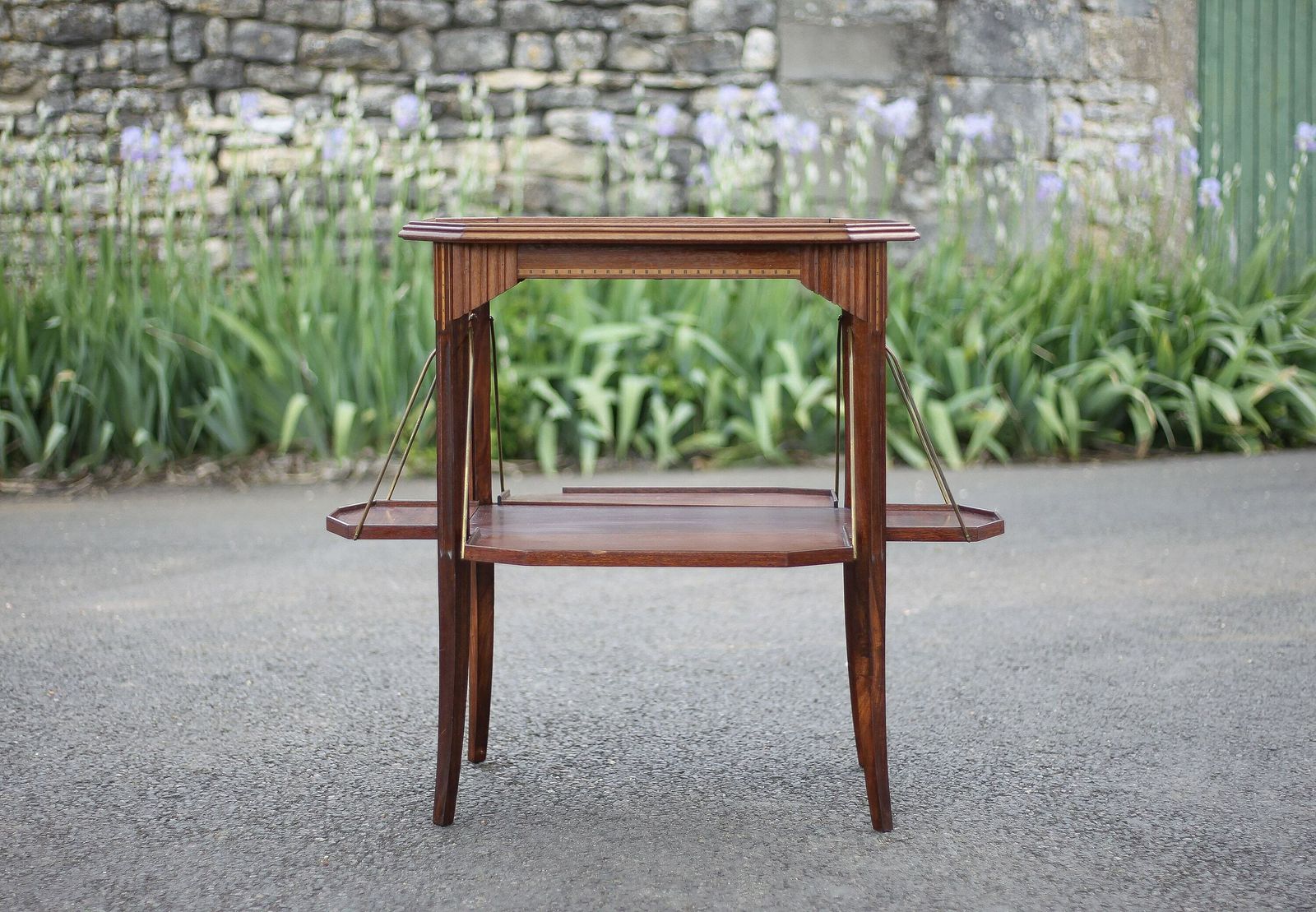 Wooden Flap Service, Tea Trolley, Bar, Living Room Furniture, Vintage Service, Kitchen, Decoration