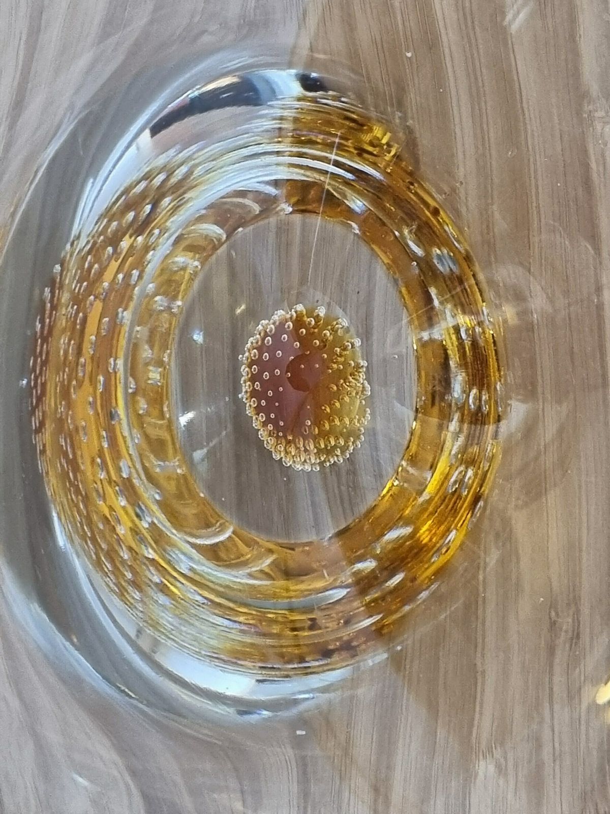 David Hammond Design Yellow Bowl, Thomas Webb England Flair, Mid Century Glass Collectible photo Home Decor