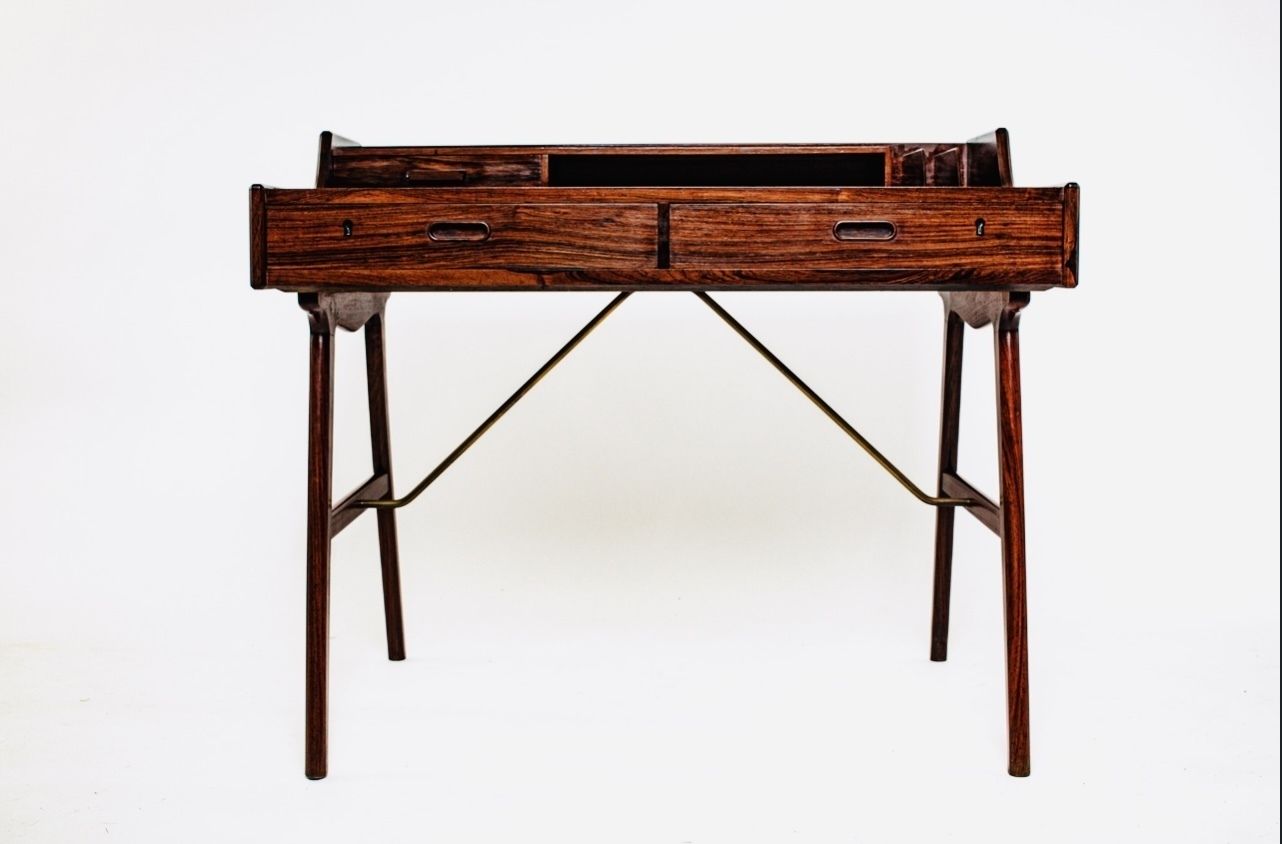 Arne Wahl Iversen Rosewood Desk photo for sale