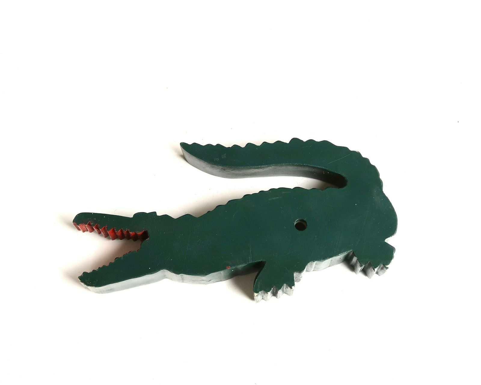 French Plastic Crocodile Sign Lacoste, Vintage / Paperweight, Collectible, La Chemise Lacoste, Sport photo Art