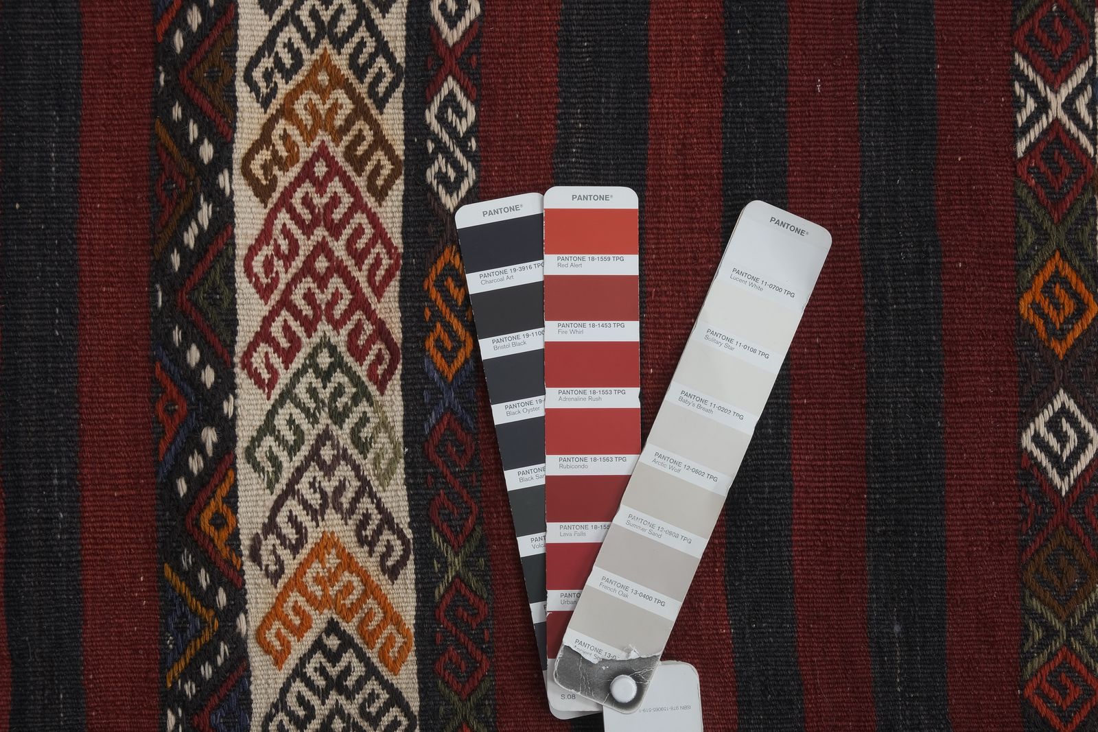 Textiles 1960s Organic Turkish Hemp Kilim Runner 2'5'' X 20'8'' photo