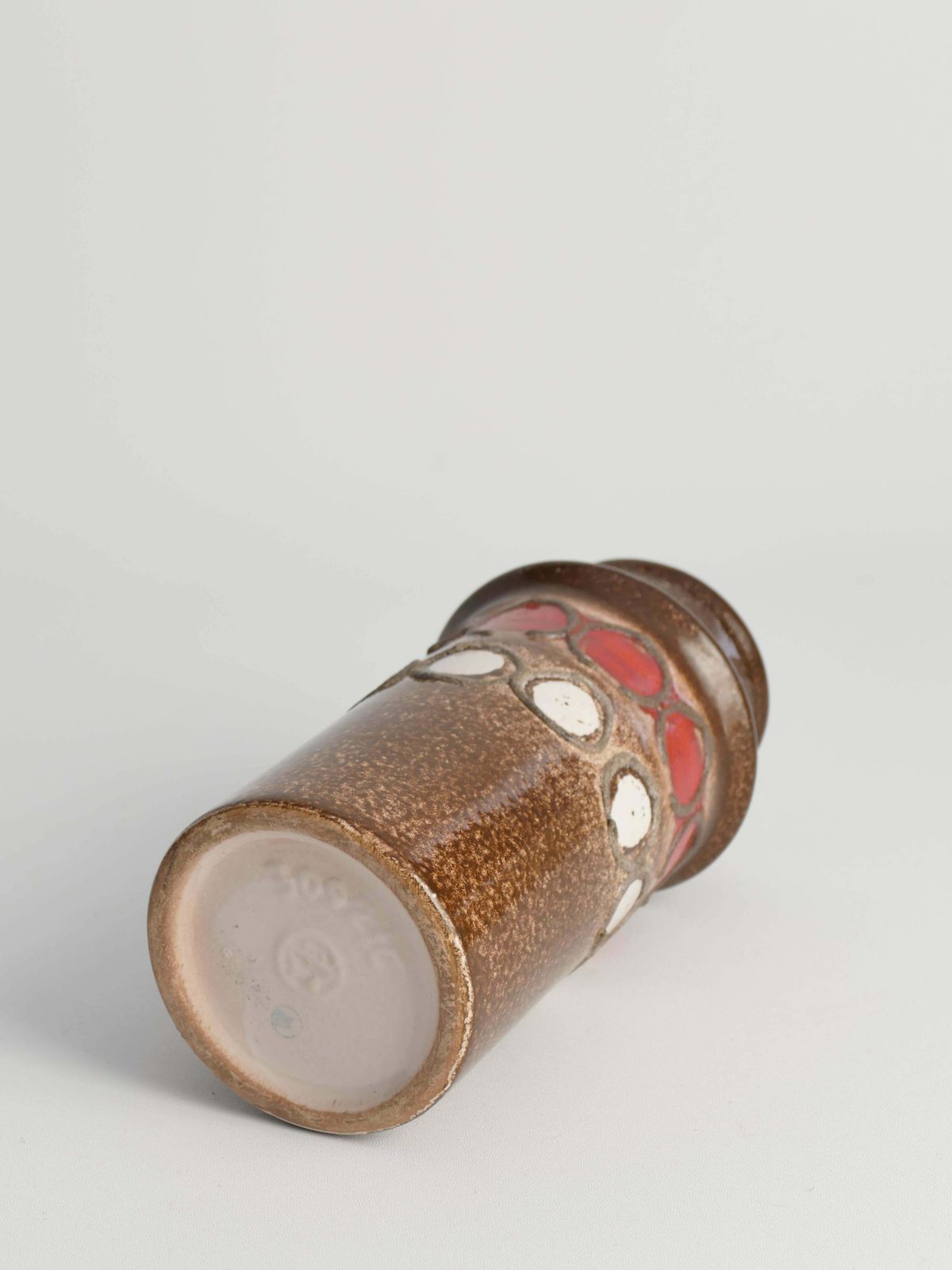 Mid Century Modern Brown Ceramic Vase By Veb Haldensleben, East Germany, 1960s photo buy