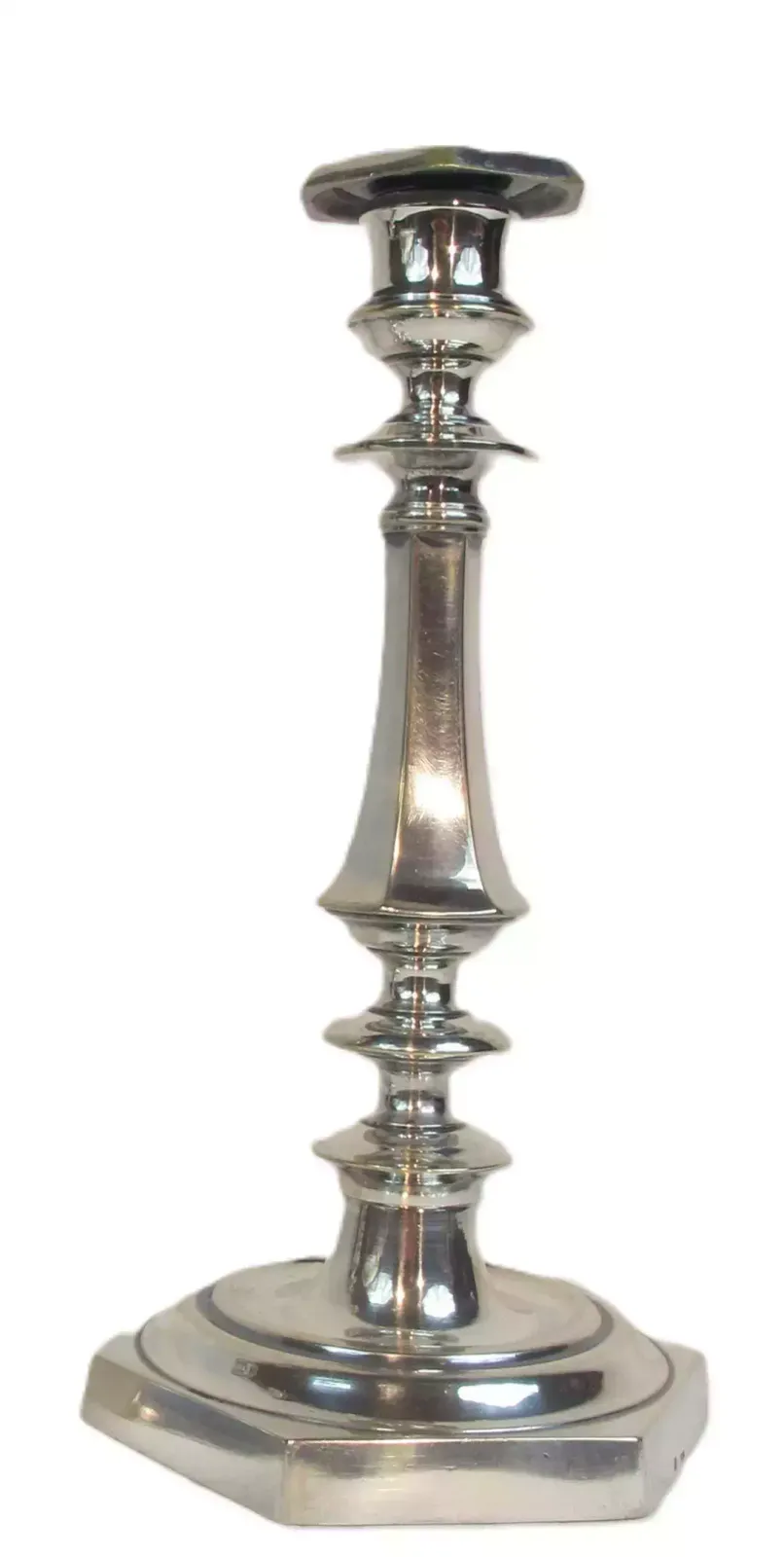 Pair Of Louis XIV Style Silvered Bronze Candlesticks photo furniture