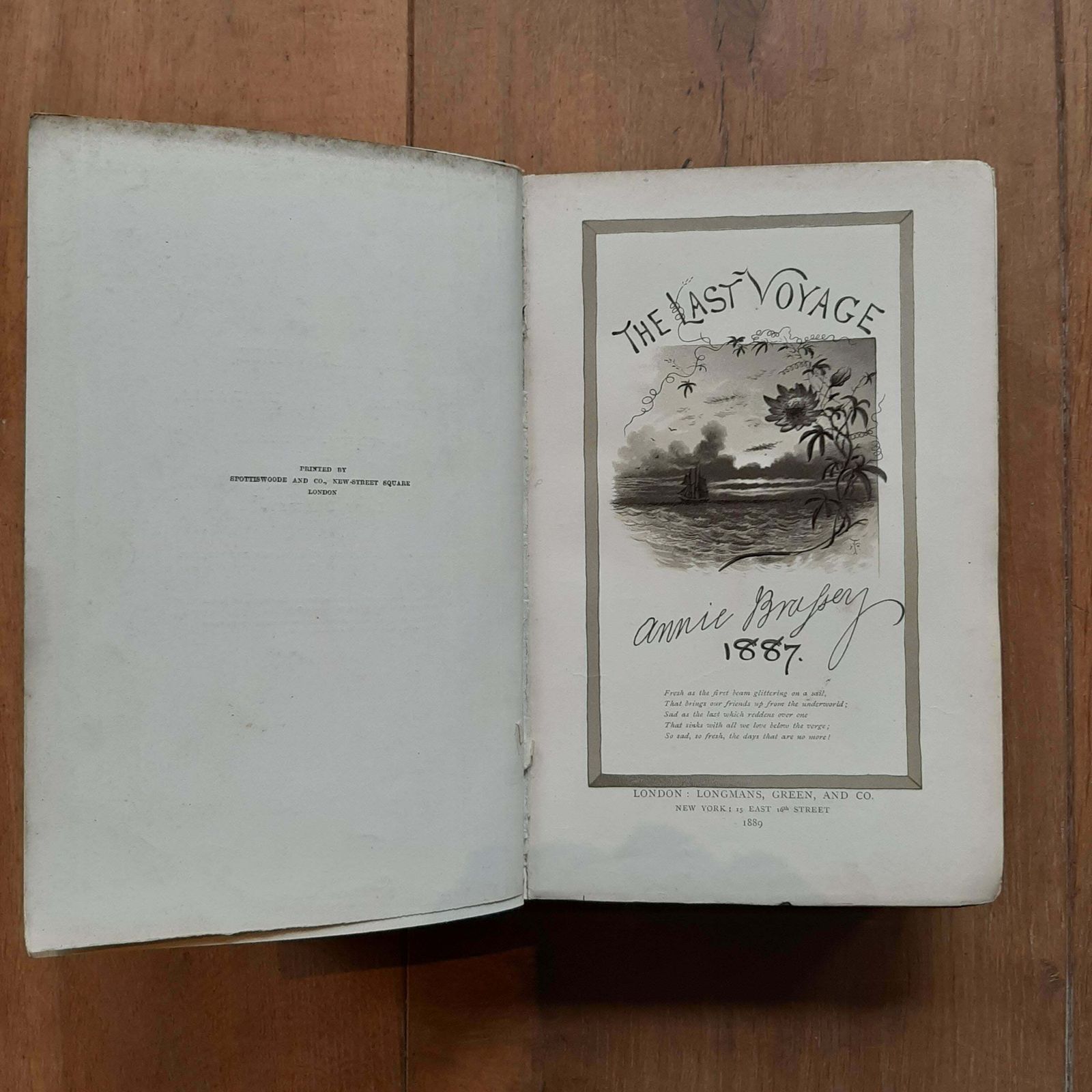 The Last Voyage, To India And Australia, In The Sunbeam By Annie Brassey, 1889 photo furniture
