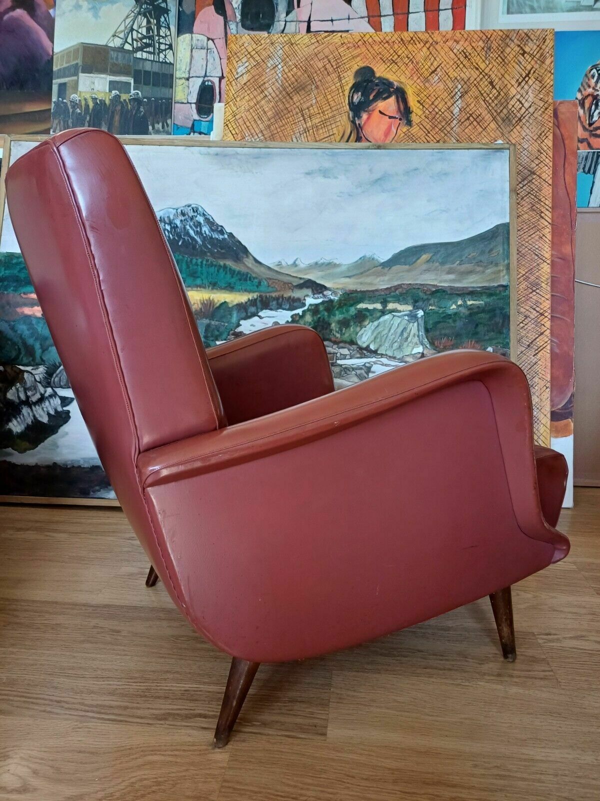 Carlo De Carli Armchair Model 806 By Cassina Italy 1950s Mid Century 2 Available photo furniture