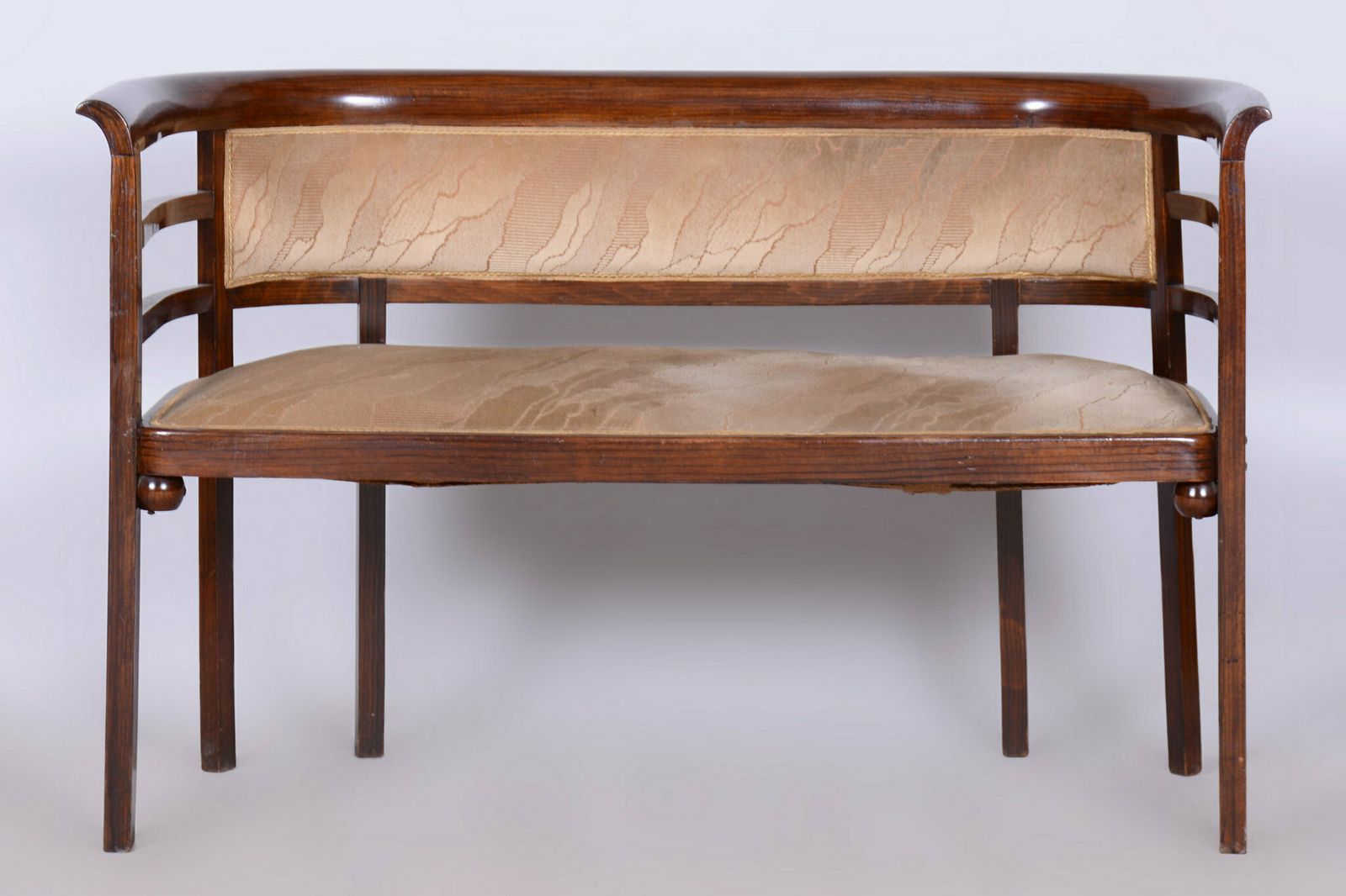 2700.0 Restored Art Deco Seating Set, By J. Hoffmann, Wiener Werkstätte, Czech, 1910s photo