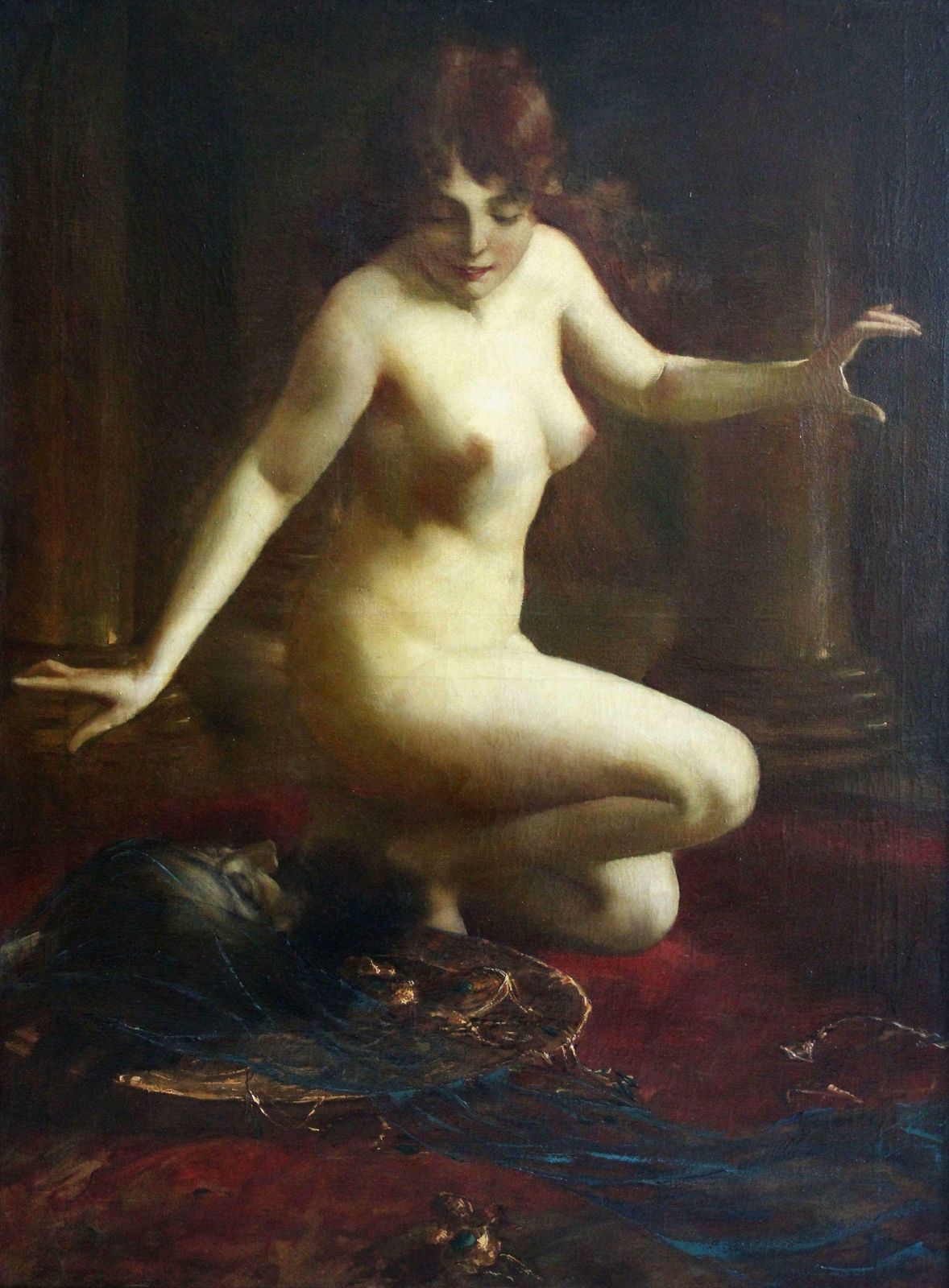Eugen Ansen Hofmann Oriental Motif. Oil On Canvas,