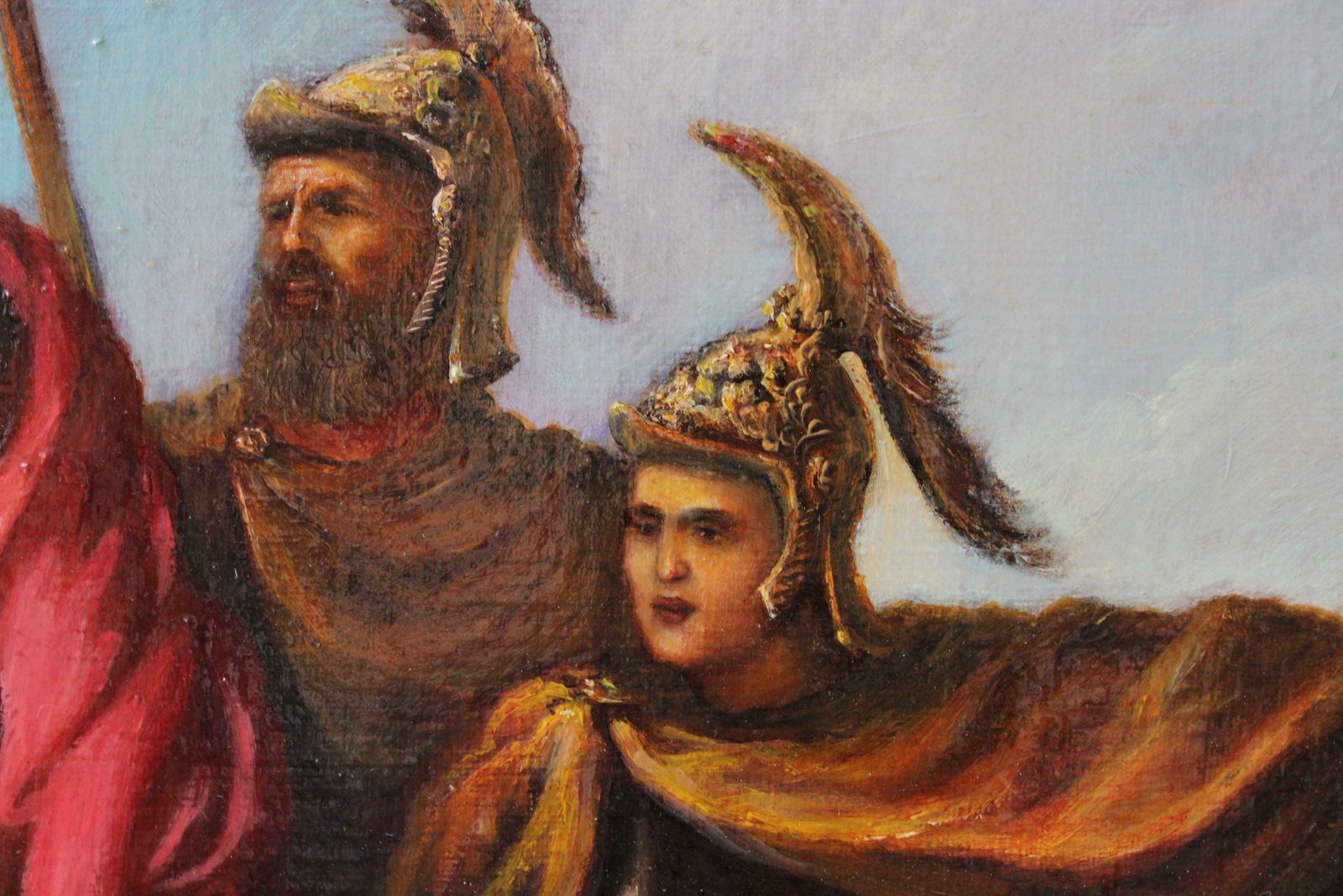 Yuri Safonoff Caesar On His Way To Pompeii. 1999, Canvas, Oil, 40x50 Cm photo for sale