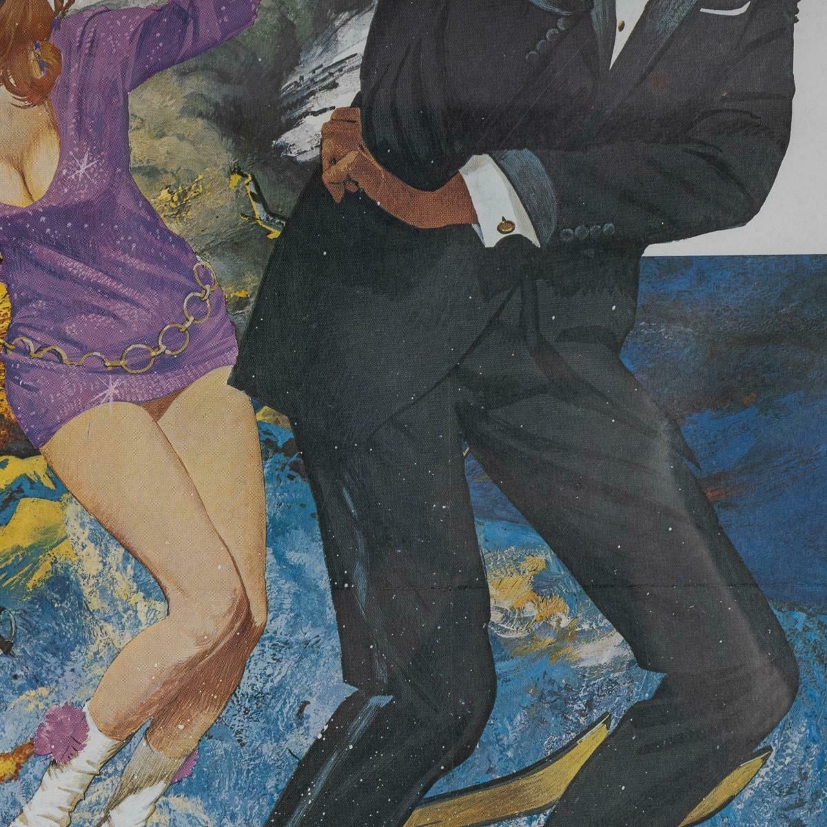 U.S Release James Bond 007 'On Her Majesty's Secret Service' Poster C.1969 photo vintage