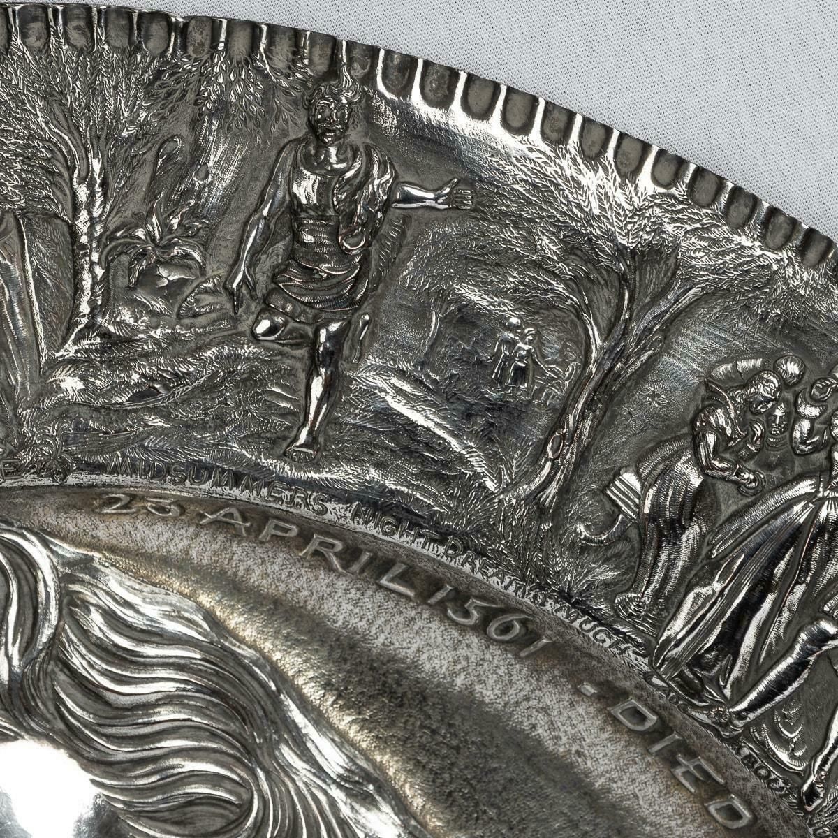 19th Century Victorian Silver Plated Shakespeare Charger, Elkington C.1850 photo 1695.0