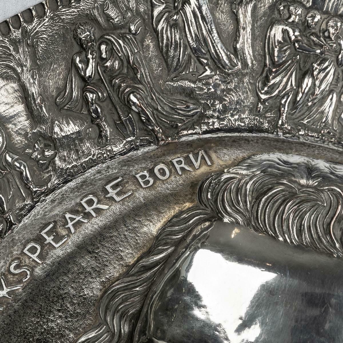 1695.0 19th Century Victorian Silver Plated Shakespeare Charger, Elkington C.1850 photo