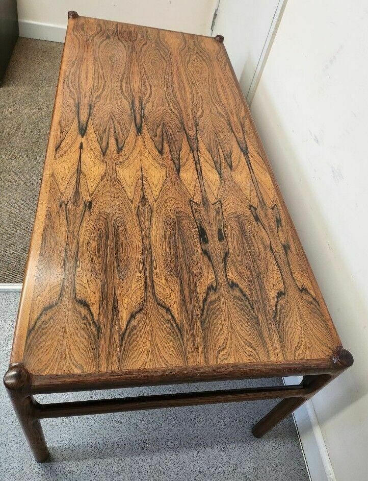 Furniture Danish Coffee Table In Rosewood By Johannes Andersen For Cfc Silkeborg photo