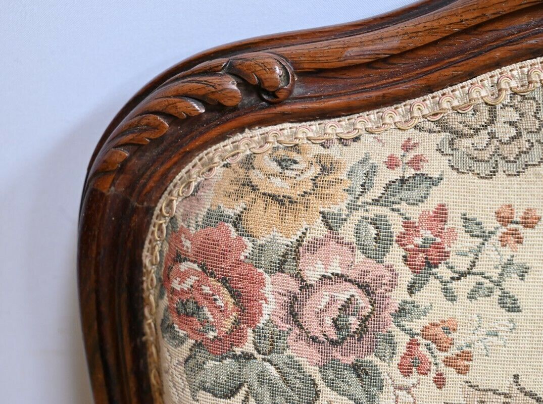 Suite Of 4 Rosewood Chairs, Louis XV Style, Napoleon III Period – Mid 19th Century photo 1615.0